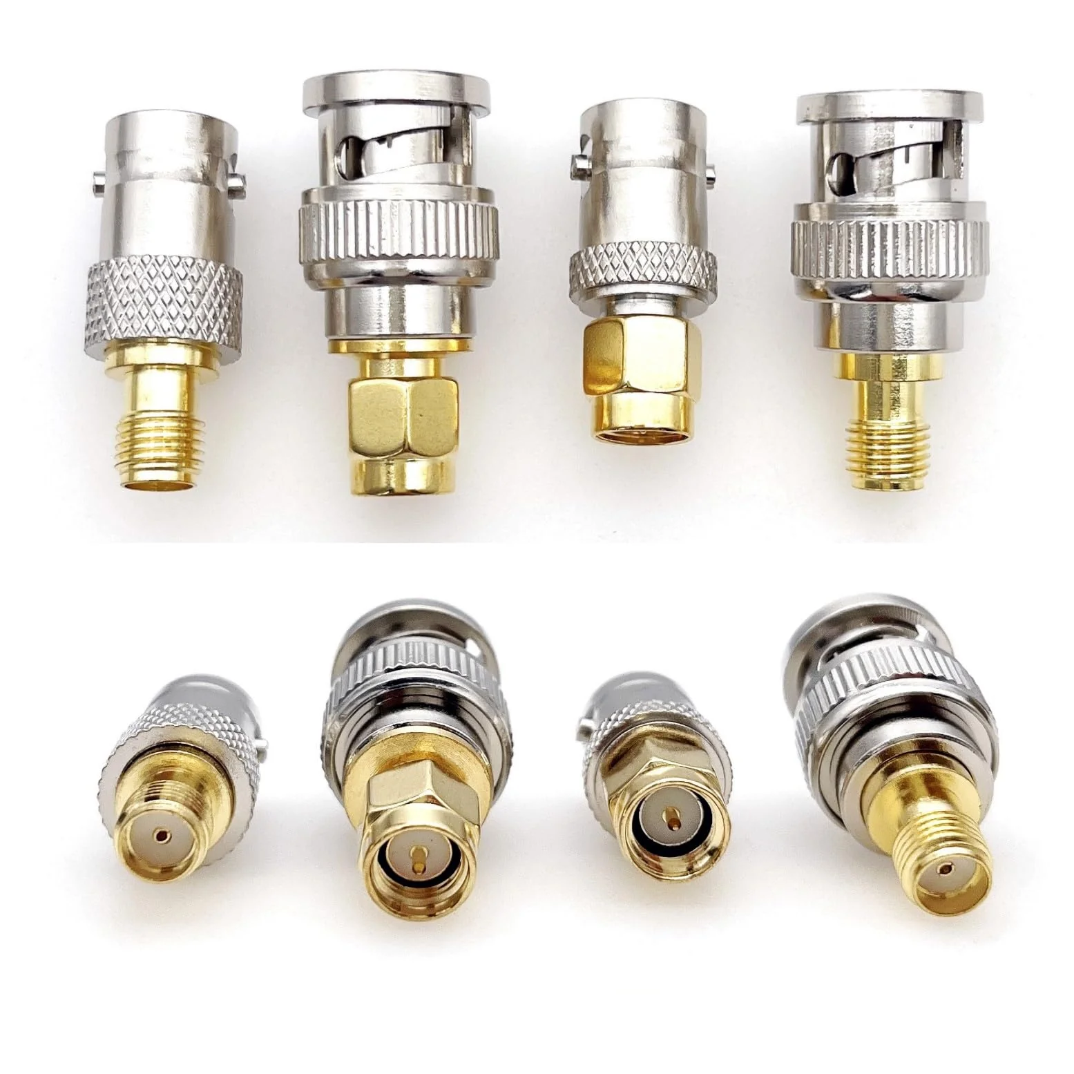 JZK Set of 4 High Frequency Coaxial Male SMA Male Female to BNC Adapter BNC Male Female to SMA Male - Image 5