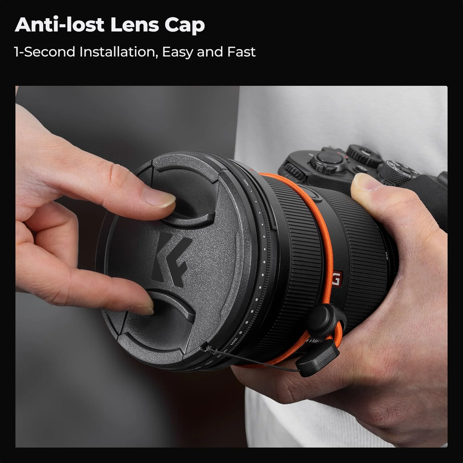 K&F CONCEPT 37mm Variable ND Camera Lens Filter ND2-ND400 (1-9 Stops) + Filter Cap + Cleaning Cloth 18 Multi-Layer Coatings Adjustable Neutral Density Ultra Slim for Camera Lens(K-Series) - Image 5