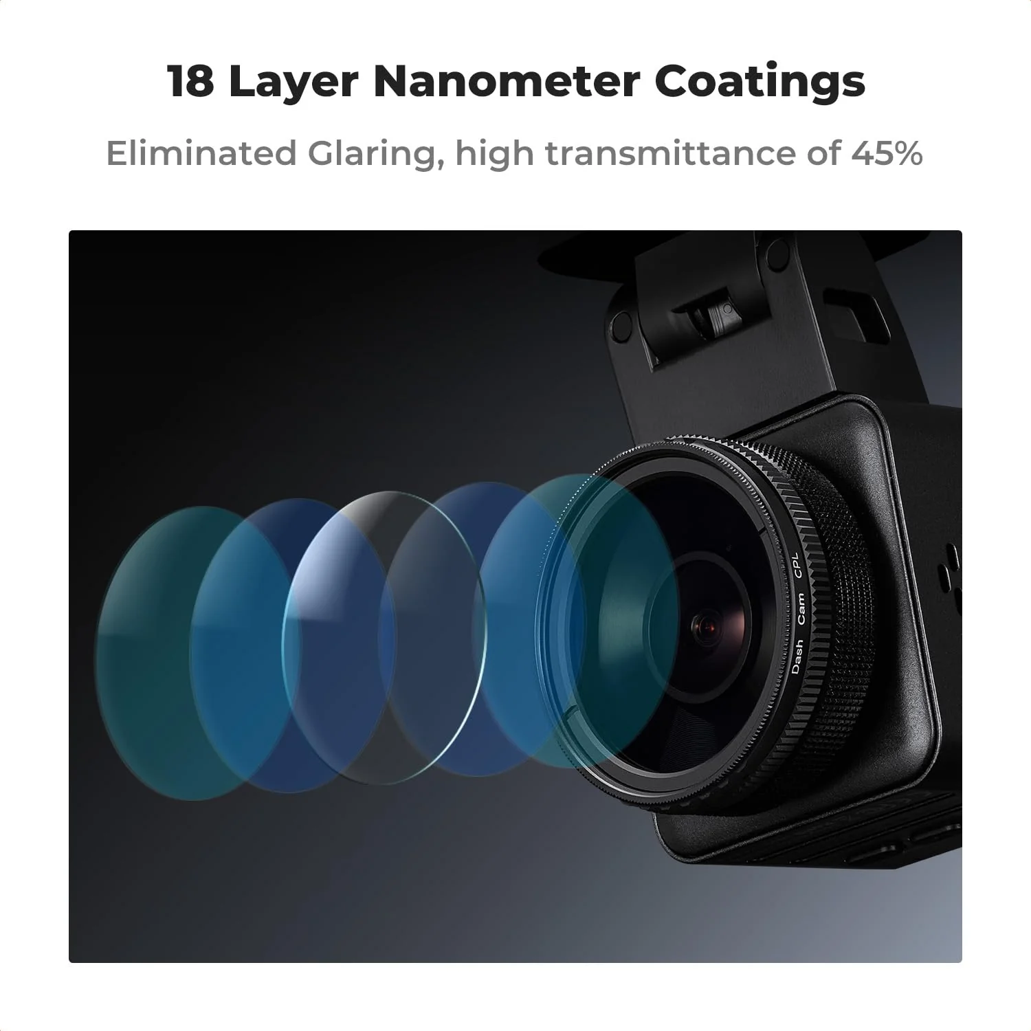K&F Concept 40mm Ultra-Slim CPL Circular Polarizer Filter for Vantrue E1, E2, E3, E1 Lite, S1 Pro, N4 Pro N5 Dash Cam, Reduce Glare and Reflection, Enhance Contrast - Image 4