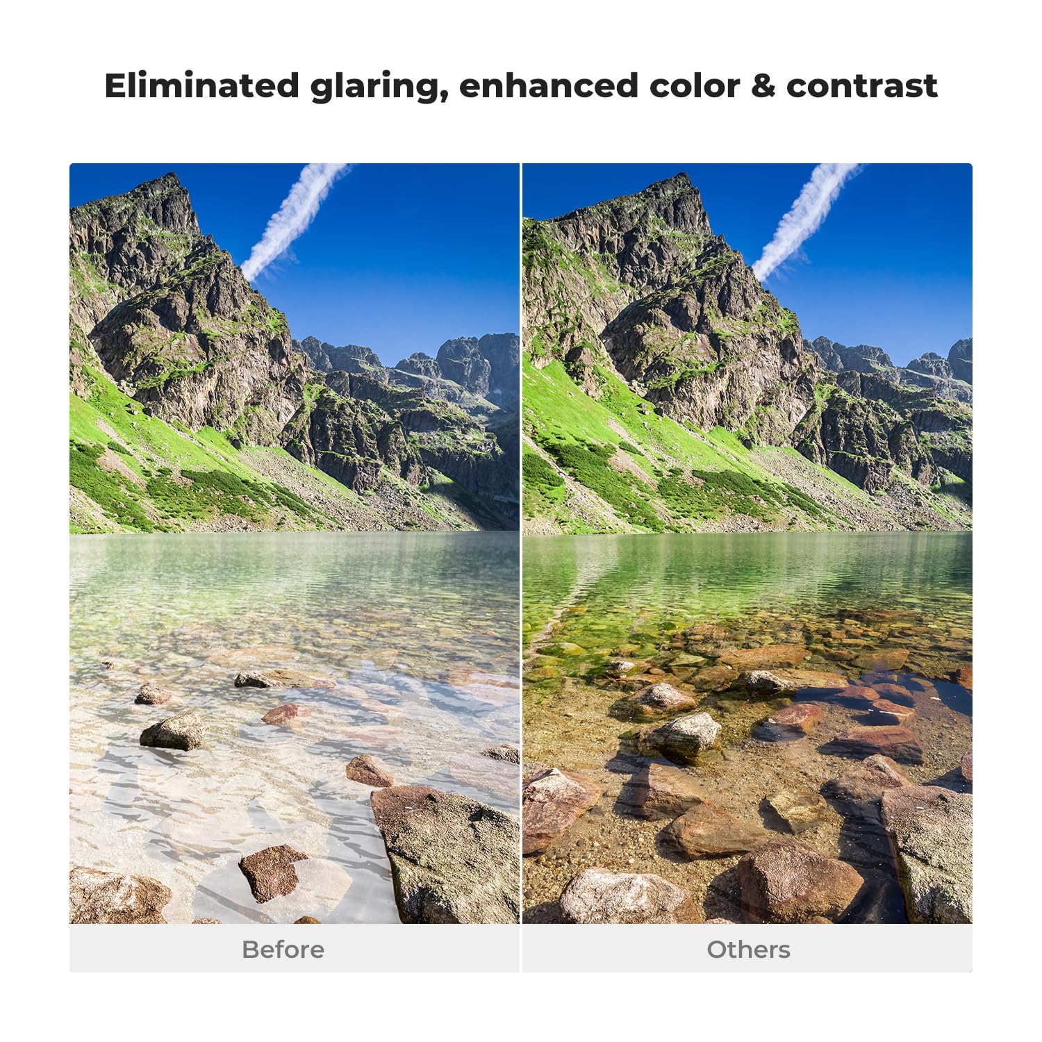 K&F Concept 49mm Circular Polarizer Filter with Lens Cap Cleaning Cloth Optical Glass Ultra Slim 18 Multi-Layer Coatings Polarizing Filter for Camera Lens (K-Series) - Image 6