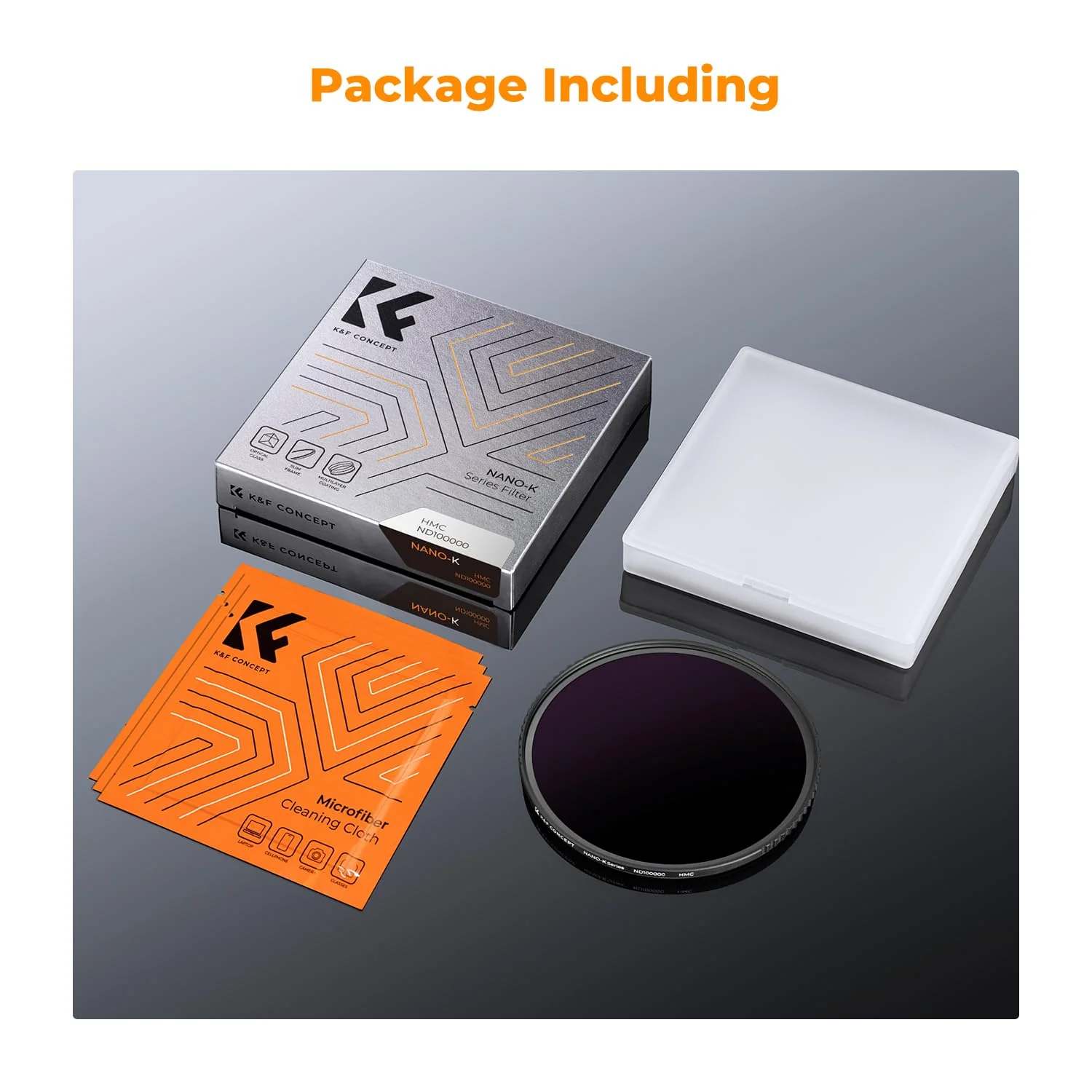 K&F CONCEPT 52mm ND100000(16.6 Stops) ND Filter Neutral Density Filter for Camera Lens with 18 Multi-Layer Coatings (K Series) - Image 3