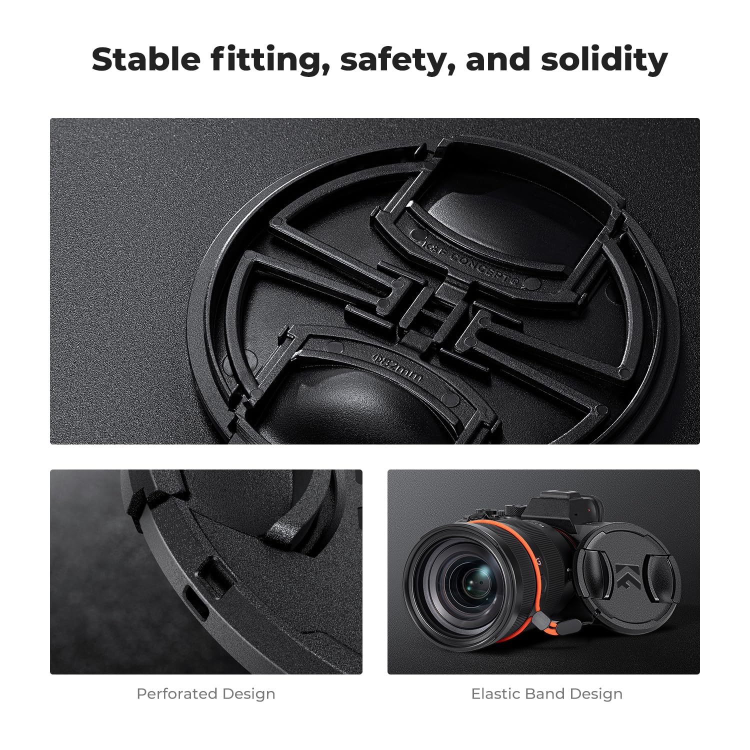 K&F Concept 52mm Variable ND Camera Lens Filter ND2-ND400 (1-9 Stops) + Filter Cap + Cleaning Cloth 18 Multi-Layer Coatings Adjustable Neutral Density Ultra Slim Lens Filter (K-Series) - Image 5