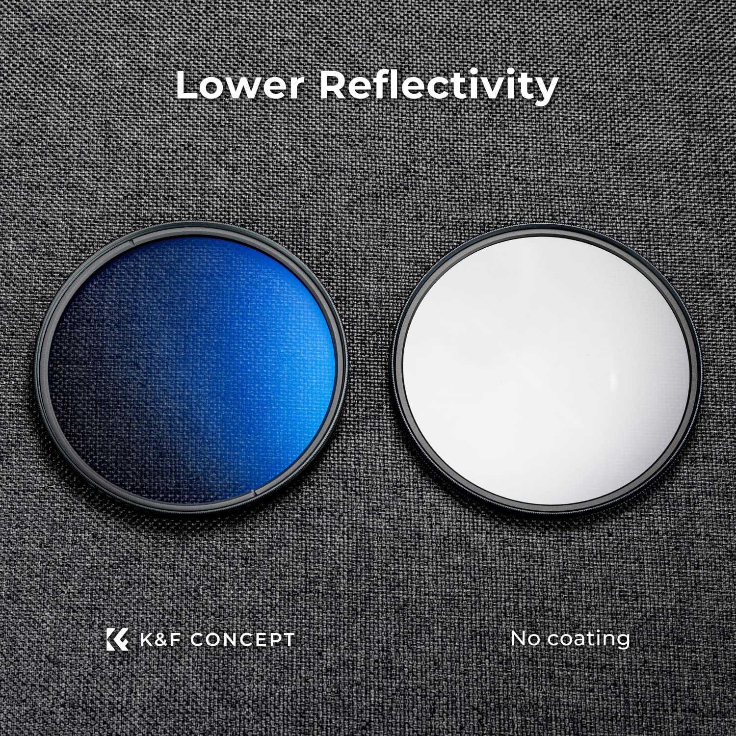 K&F Concept 58mm Circular Polarizer Filter Ultra-Slim 18 Multi-Coated Optical Glass Circular Polarizing Filter for Camera Lenses with Cleaning Cloth (K Series) - Image 4