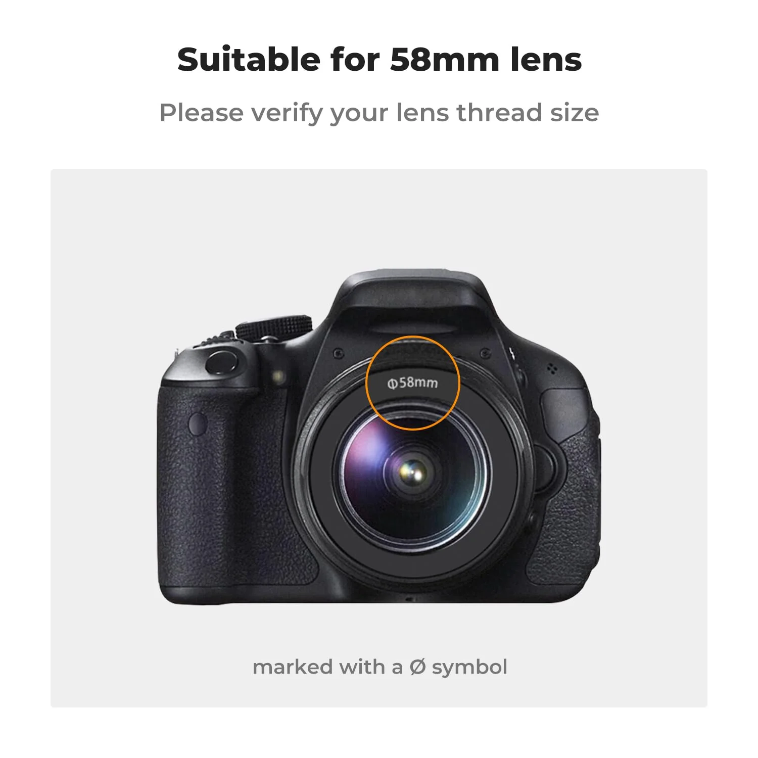 K&F Concept 58mm Tulip Flower Lens Hood for Canon Rebel T8i T7 T7i T6i T6 T6s T5i T5 T4i T3i SL3 SL2 SL1 DSLR Cameras with RF24-50mm F4.5-6.3 is STM, EF 75-300mm f/4-5.6 III,EF 50mm f/1.4 USM Lens - Image 2