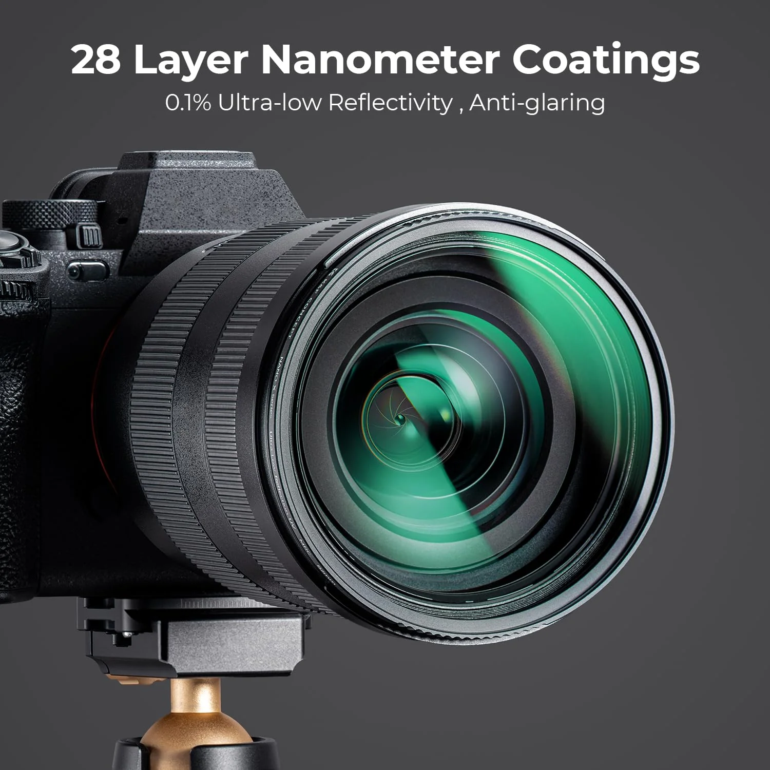 K&F Concept 67mm Ultra-Low Reflectivity MCUV Lens Protection Filter 28 Multi-Layer Coatings Ultra-Slim HD Waterproof Scratch Resistant Lens UV Filter (Nano-X Series) - Image 5