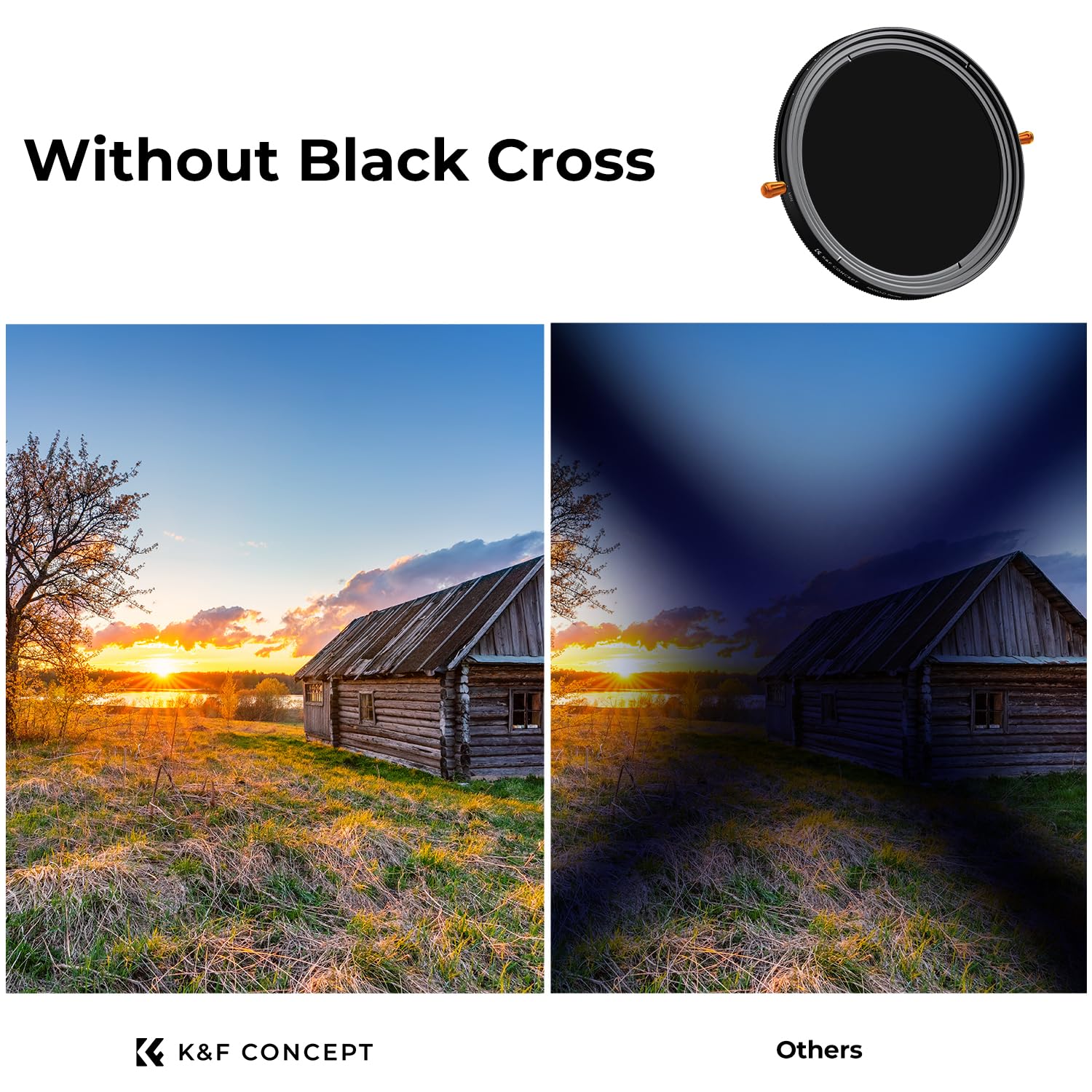K&F Concept 67mm Variable Fader ND2-32 ND Filter and CPL Circular Polarizing Lens Filter in 1 for Camera Lens Waterproof Neutral Density Polarizer Filter (Nano-D Series) - Image 4
