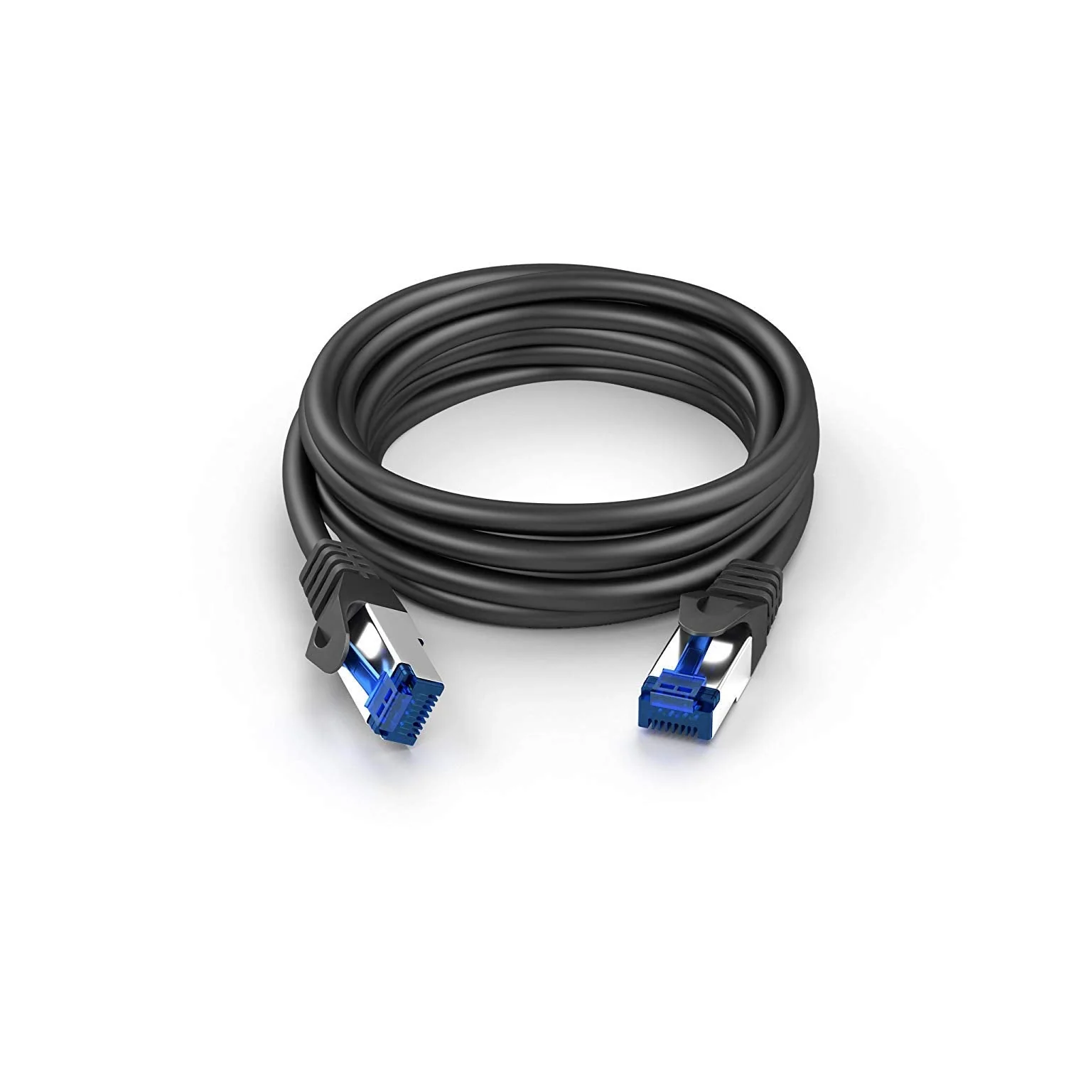 KabelDirekt – 10 m – Network Cable, Ethernet, LAN & Patch Cable (Transfers Maximum Fibre Optic speed and is Suitable for Gigabit Networks, Switches, Routers, Modems with RJ45 Input, silver). 1 Pack 10m - Image 7
