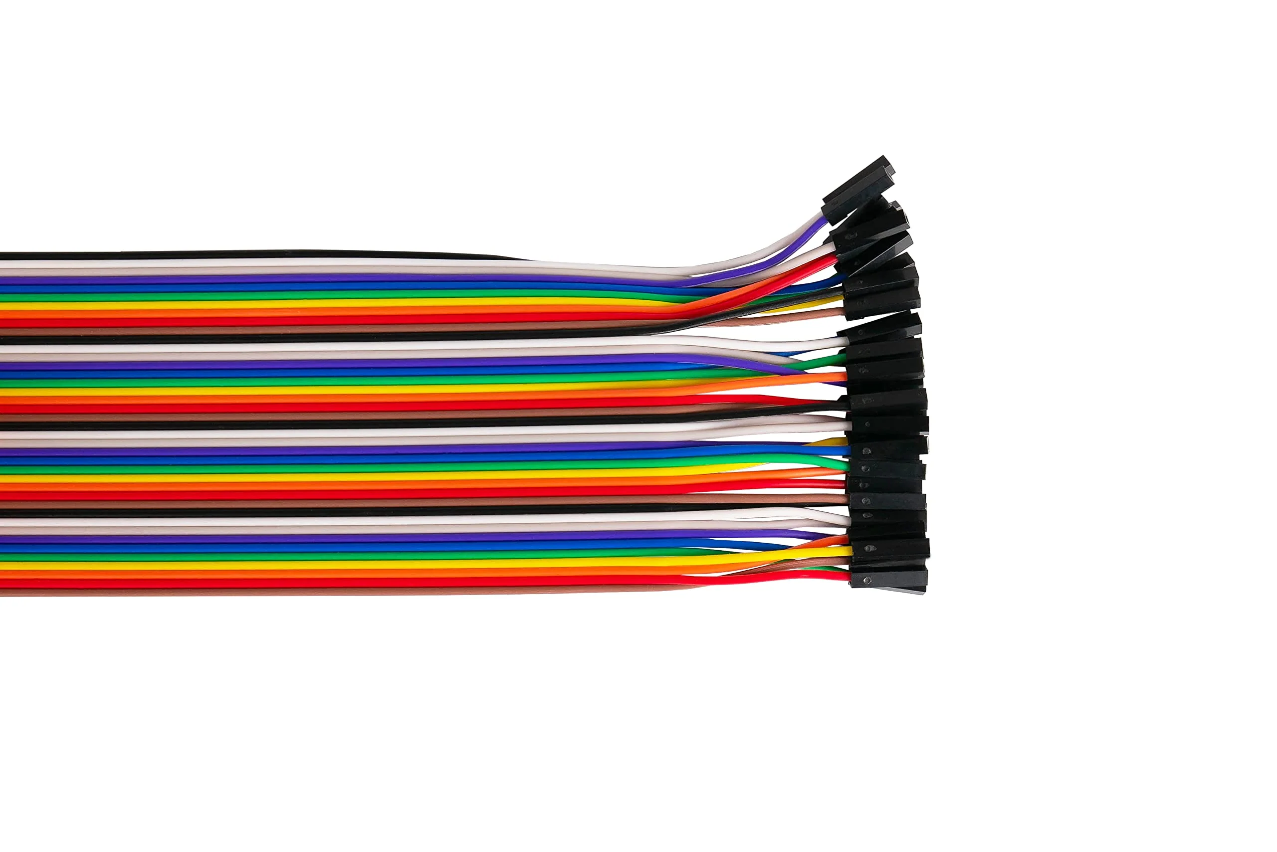 kabelmeister - Jumper Wire/Wire Jumper Cable - Male to Female - 20 cm - 40 Pin Separable Cores for Arduino, Raspberry Pi, Banana Pi, Breadboad, Breadboard etc. Single - 1 x 40 wires - Image 3