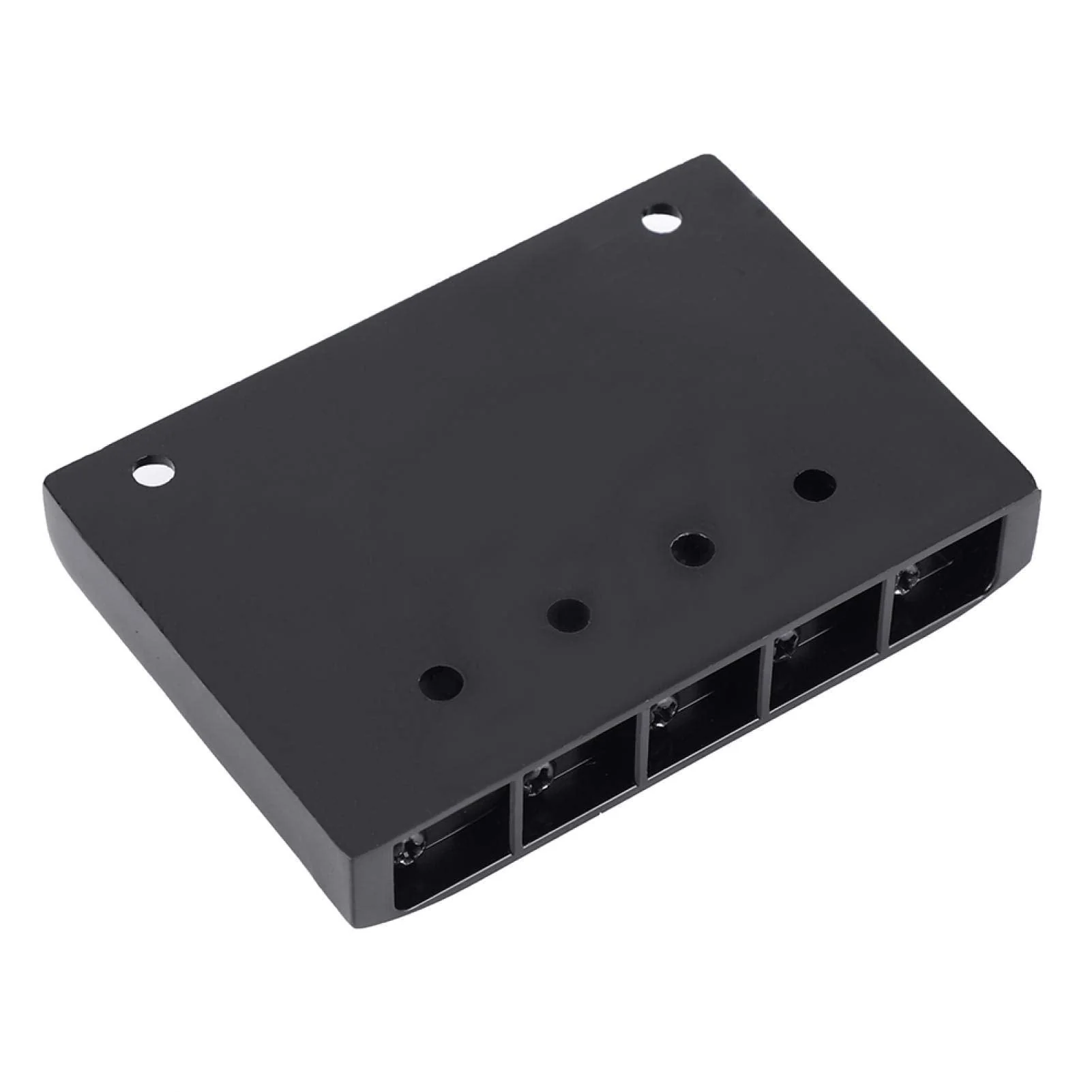 Kadimendium Bass Bridge Tailpiece Good Texture Metal Bass Bridge for 5 String Bass(black) - Image 3