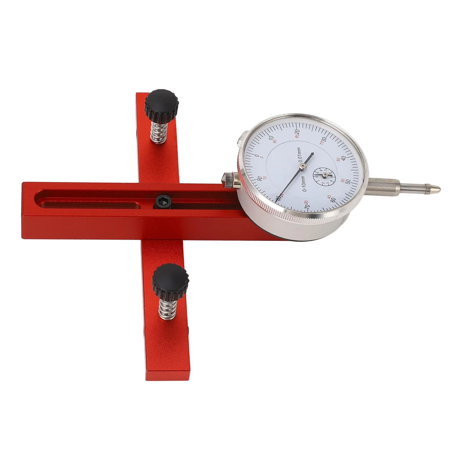 Kadimendium High-precision table saw dial gauge made of aluminium alloy, compact and portable, with adjustable chamfer notch lever. For aligning workshop machines - Image 5