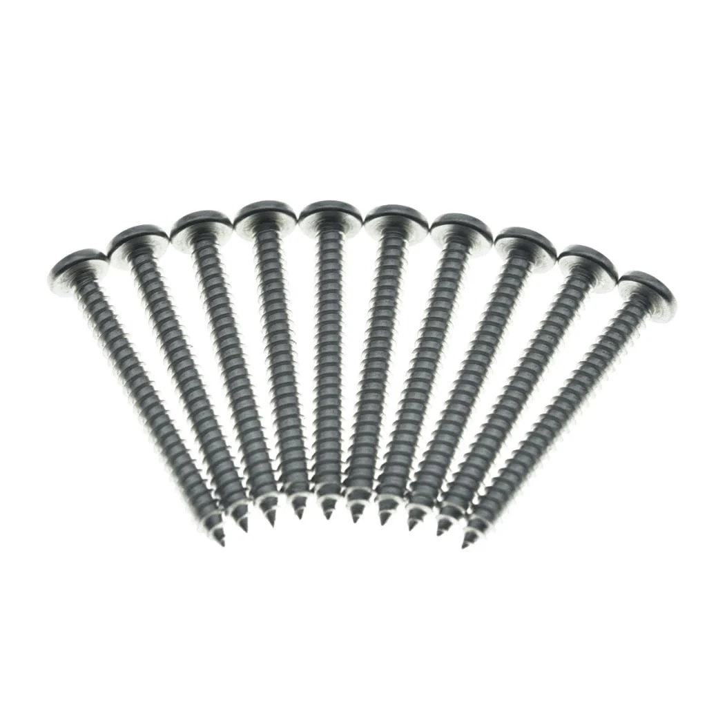 KAISH 10-Pack Phillips Round Head Stainless Steel Tremolo Claw Mounting Screws Trem Bridge Claw Screws for Floyd Rose Original Color - Image 3