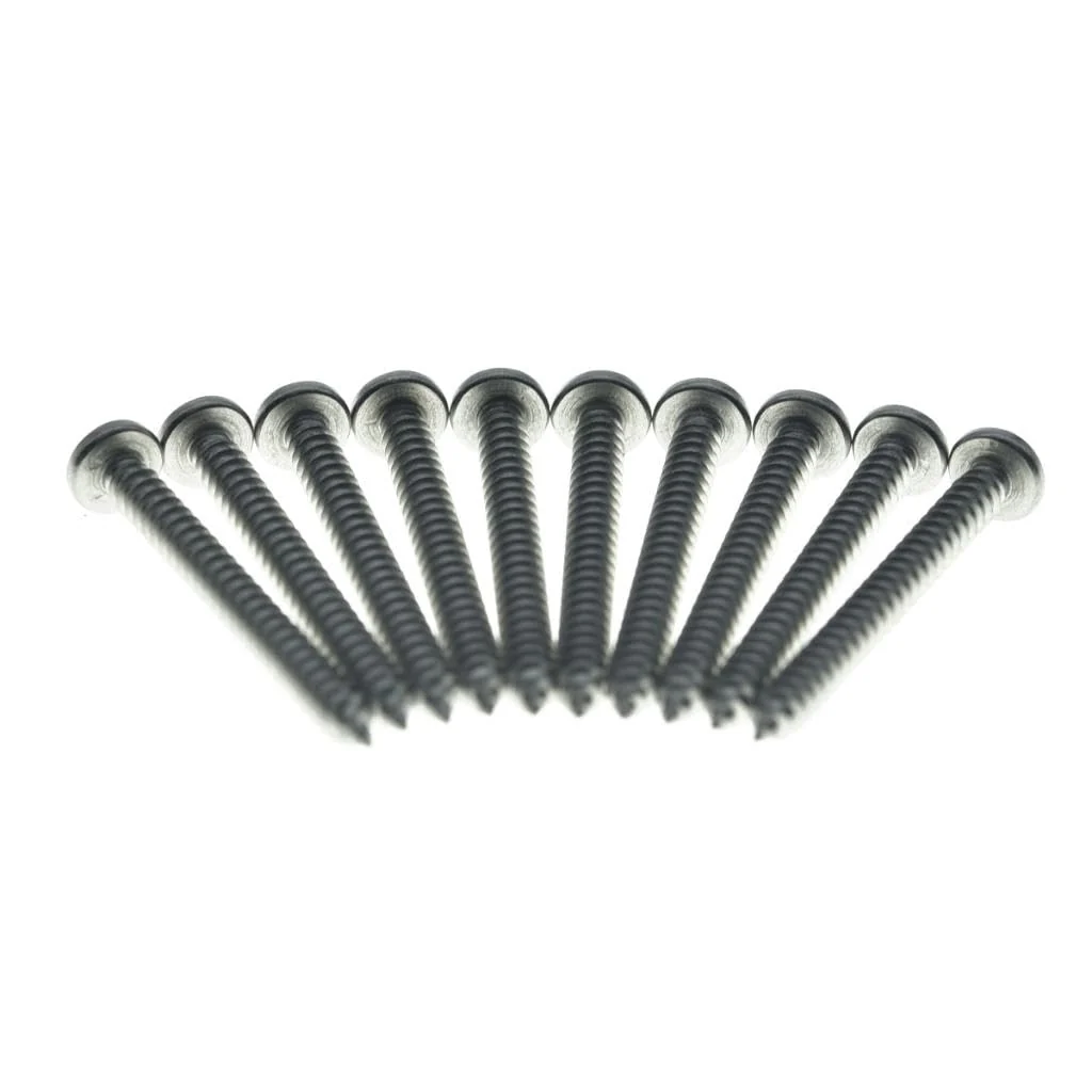 KAISH 10-Pack Phillips Round Head Stainless Steel Tremolo Claw Mounting Screws Trem Bridge Claw Screws for Floyd Rose Original Color - Image 4