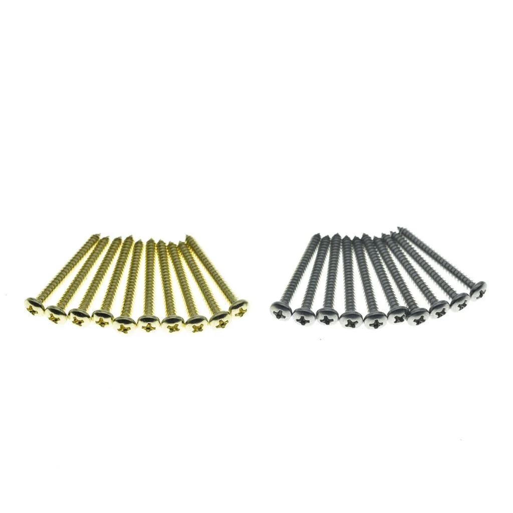 KAISH 10-Pack Phillips Round Head Stainless Steel Tremolo Claw Mounting Screws Trem Bridge Claw Screws for Floyd Rose Original Color - Image 6