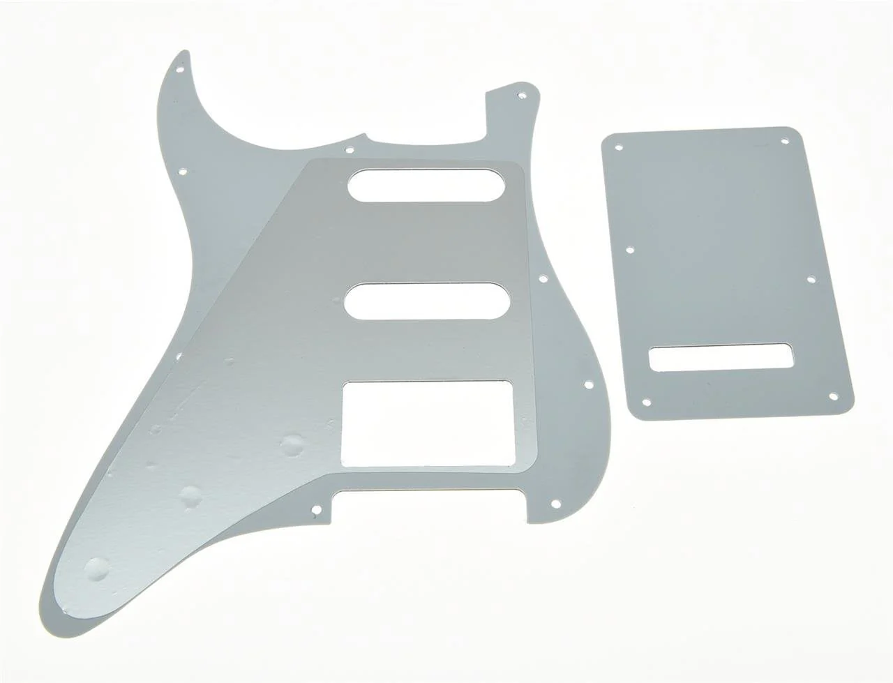 KAISH 11 Hole ST/Strat Style Pickguard HSS Pick Guard with ST Back Plate Tremolo Trem Cover for USA/Mexico Stratocaster/Strat Tiger Stripe - Image 2
