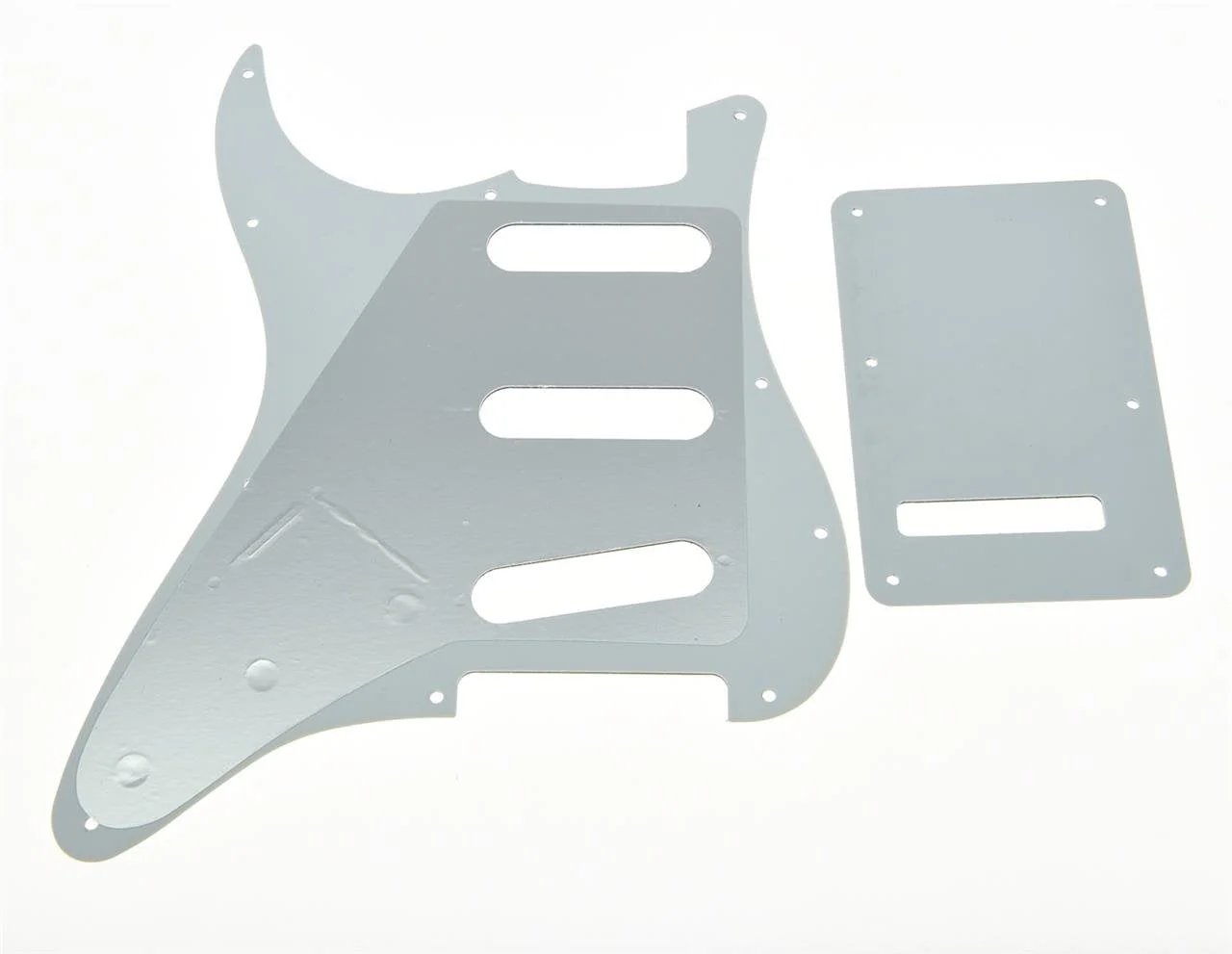 KAISH 11 Hole ST/Strat Style Pickguard SSS Pick Guard with ST Back Plate Tremolo Trem Cover for USA/Mexico Stratocaster/Strat Red Pearl - Image 5