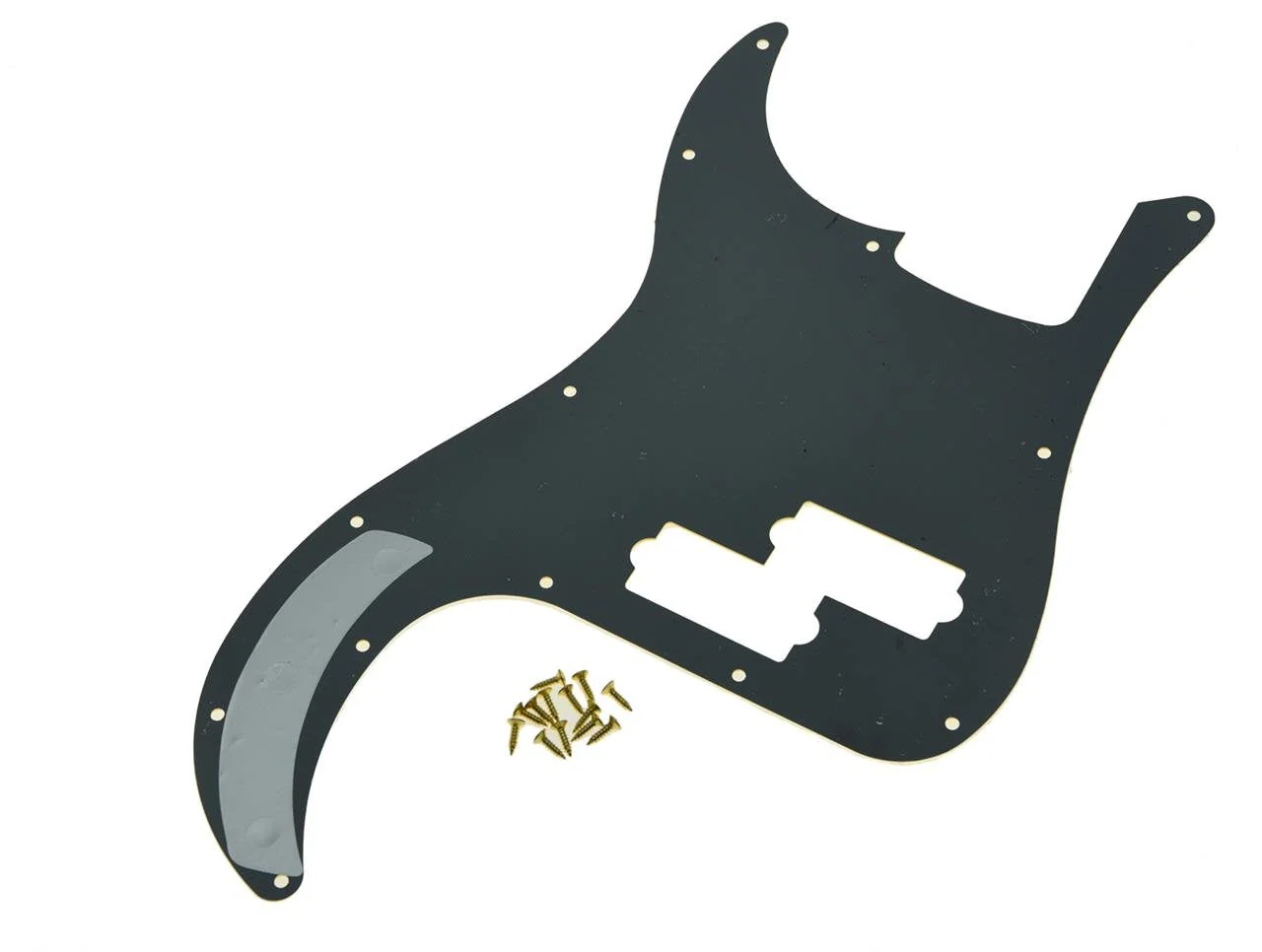 KAISH 13 Hole P Bass Style Pickguard PB Scratch Plate Bass Pickguard for USA/Mexico Precision P Bass Gold Mirror - Image 2