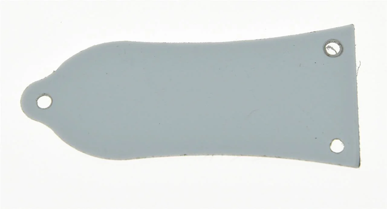 KAISH 2 Ply White/Black Blank Guitar Truss Rod Cover 3 Hole for Epiphone Style Les Paul LP 3 Hole for Epiphone Les Paul Blank 2 Ply - Image 2
