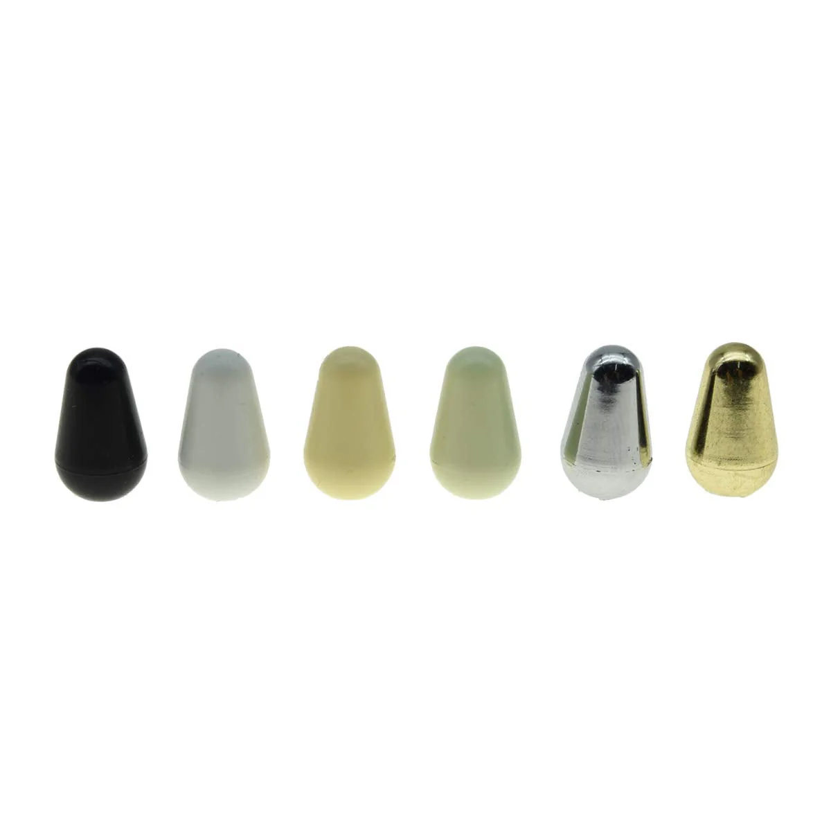 KAISH 2pcs Guitar 5 Way Switch Tip Cap Switch Knob for USA Stratocaster/Strat Black - Image 5