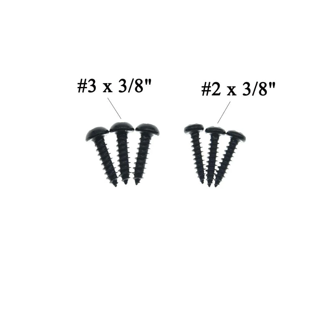 KAISH 30-Pack Premium Stainless Steel American #3 x 3/8" Phillips Guitar Tuning Machine Head Screws Guitar/Bass Tuning Keys Pegs Screws #3 x 3/8" for USA Fender/Gibson Only Nickel-1 - Image 2