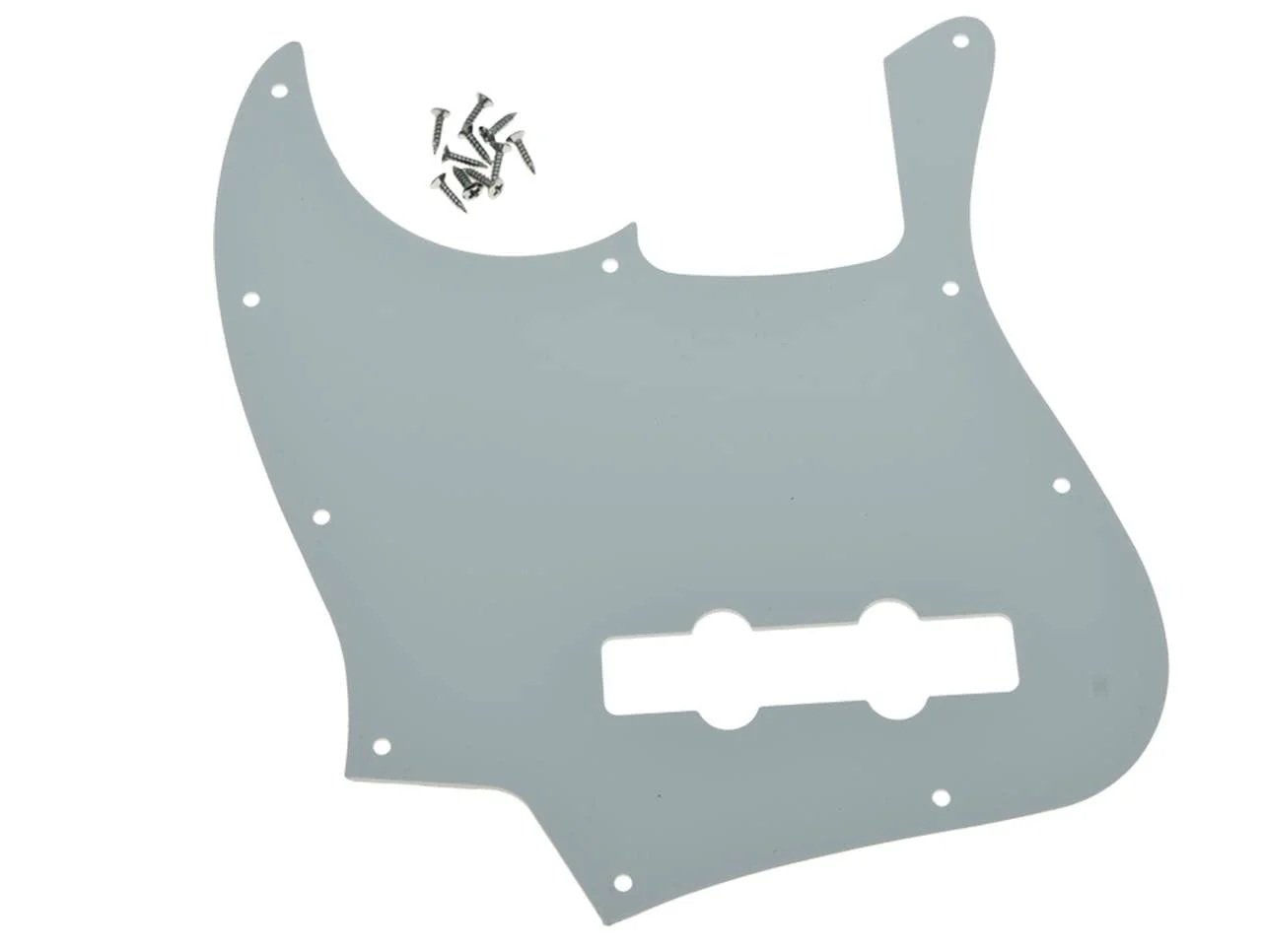 KAISH 4 String J Bass Style Pickguard Bass Pick Guard Scratch Plate for USA/Mexico Jazz J Bass Vintage Tortoise - Image 3