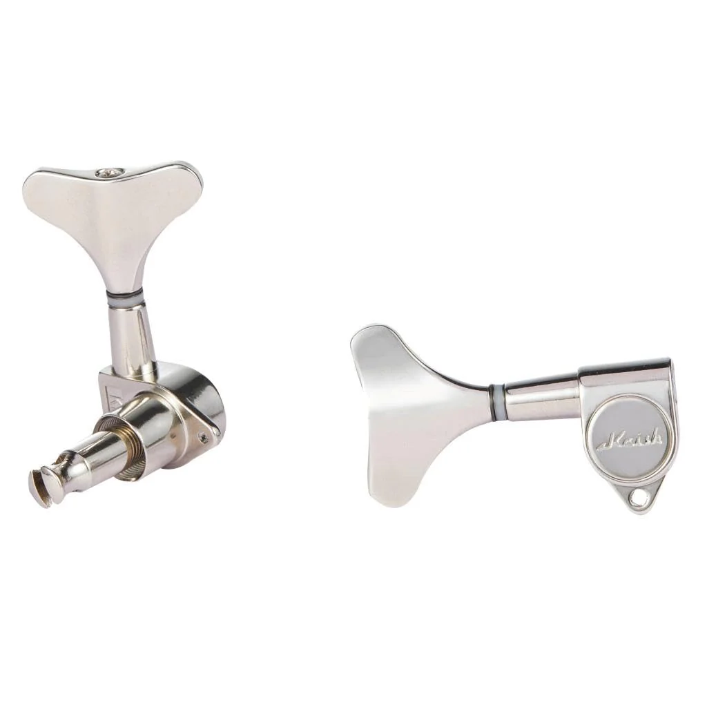 KAISH 5 String 3R2L 18:1 Sealed Bass Tuners Bass Guitar Tuning Keys Tuning Machine Heads for Ibanez/Yamaha Style Acoustic/Electric Bass Nickel 5 String 3R/2L - Image 4