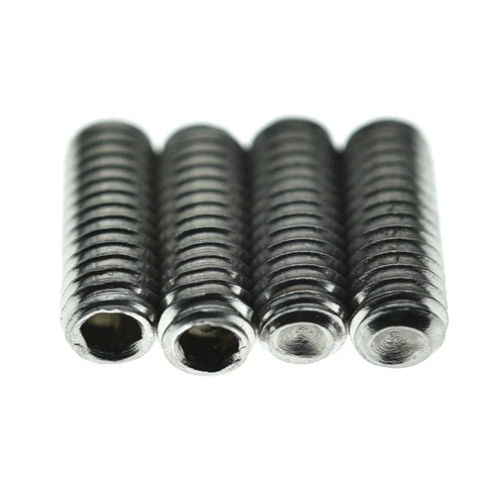KAISH 50x Metric M3x8 Stainless Steel Guitar Bridge Saddle Height Adjustment Screws for Stratocaster/Telecaster Metric M3x8mm - Image 2