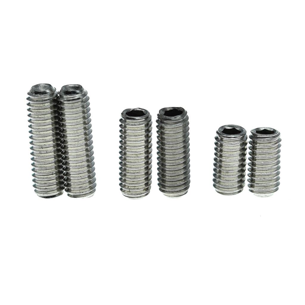 KAISH 50x Metric M3x8 Stainless Steel Guitar Bridge Saddle Height Adjustment Screws for Stratocaster/Telecaster Metric M3x8mm - Image 4