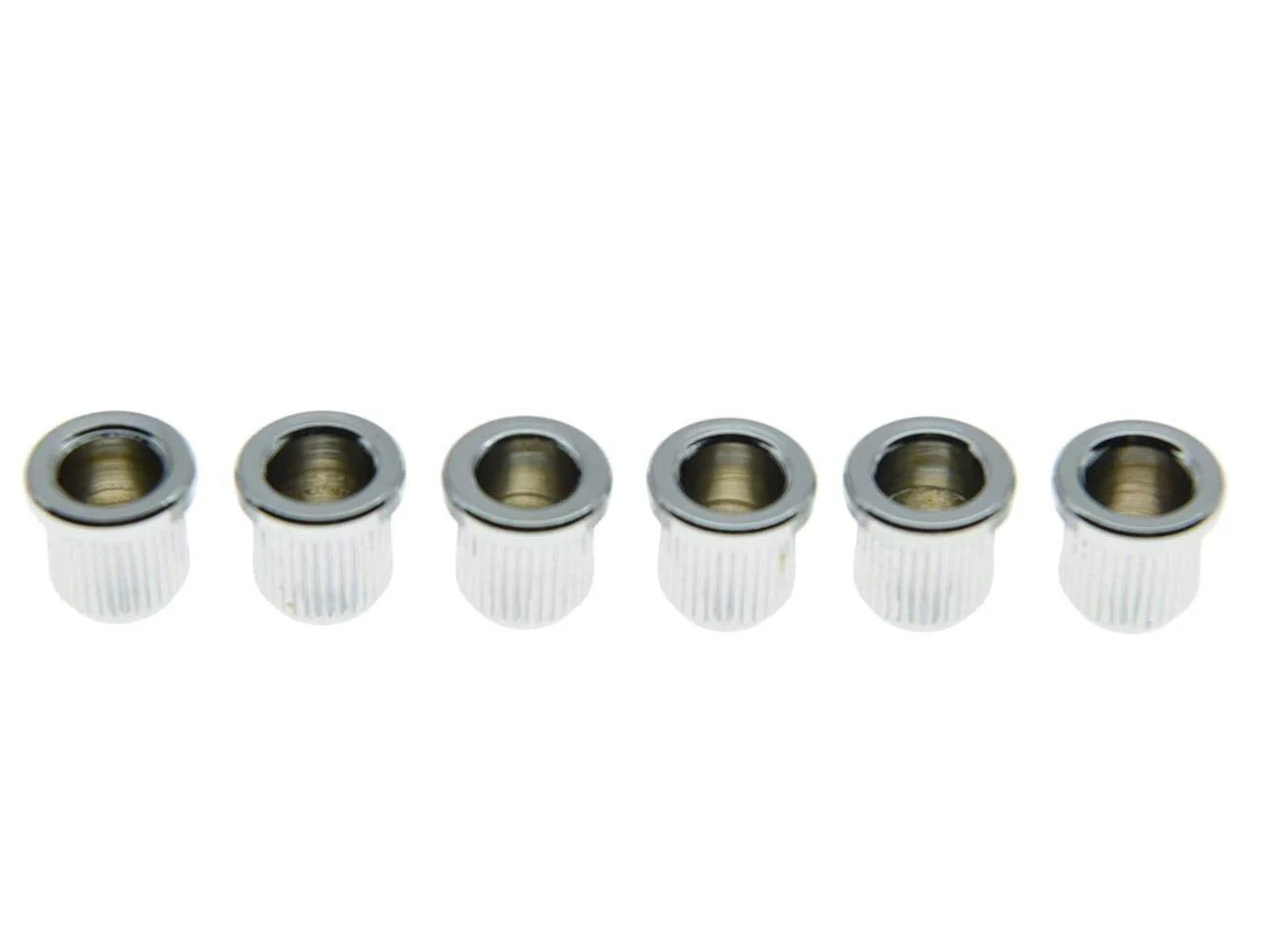 KAISH 6x Chrome Guitar String Through Body Ferrule 5/16" String Ferrules for USA Tele/Telecaster - Image 4