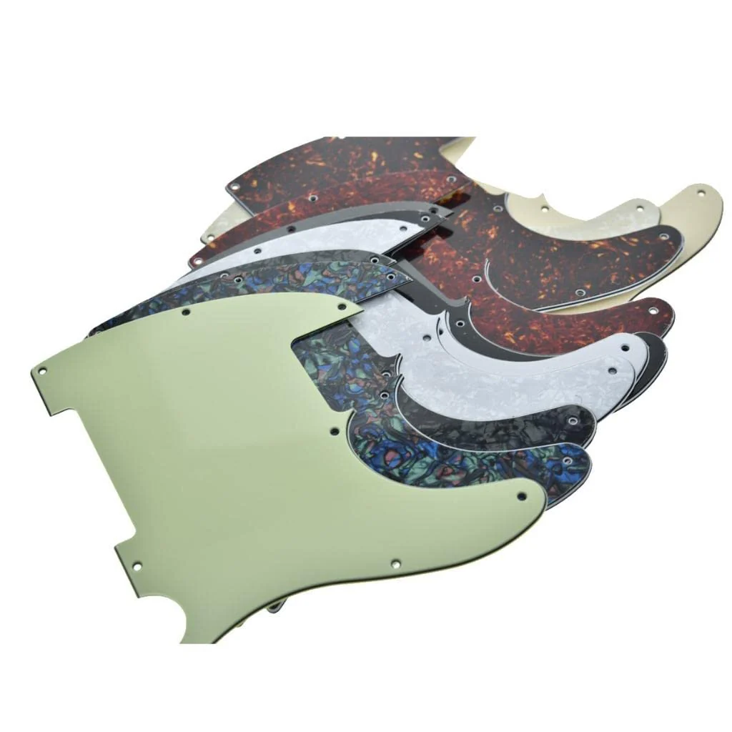 KAISH 8 Hole Tele Blank Guitar Pickguard Tele Pick Guard Scratch Plate for Telecaster Esquire Abalone Pearl - Image 5