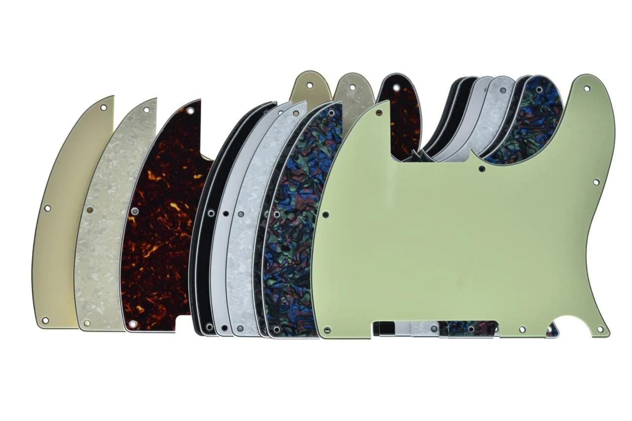 KAISH 8 Hole Tele Blank Guitar Pickguard Tele Pick Guard Scratch Plate for Telecaster Esquire Aged Pearl - Image 5