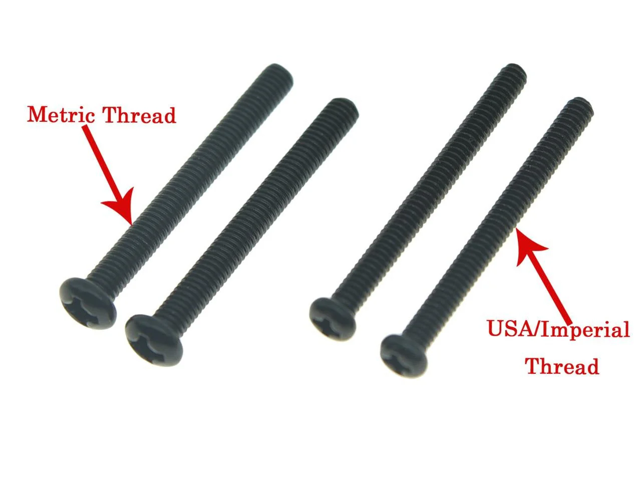 KAISH American Thread Humbucker Pickup Height Screws Humbucker Pickup Ring Pickup Surround Frame Mounting Screws Springs for Gibson/EMG/Seymour Duncan/Dimarzio Black USA/Imperial Thread - Image 5