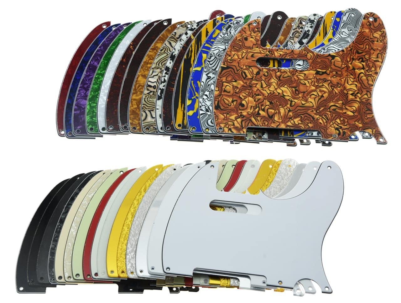 KAISH American Vintage 5 Hole Tele Pickguard TL Guitar Pick Guard Scratch Plate for Tele/Telecaster Vintage Tortoise - Image 5