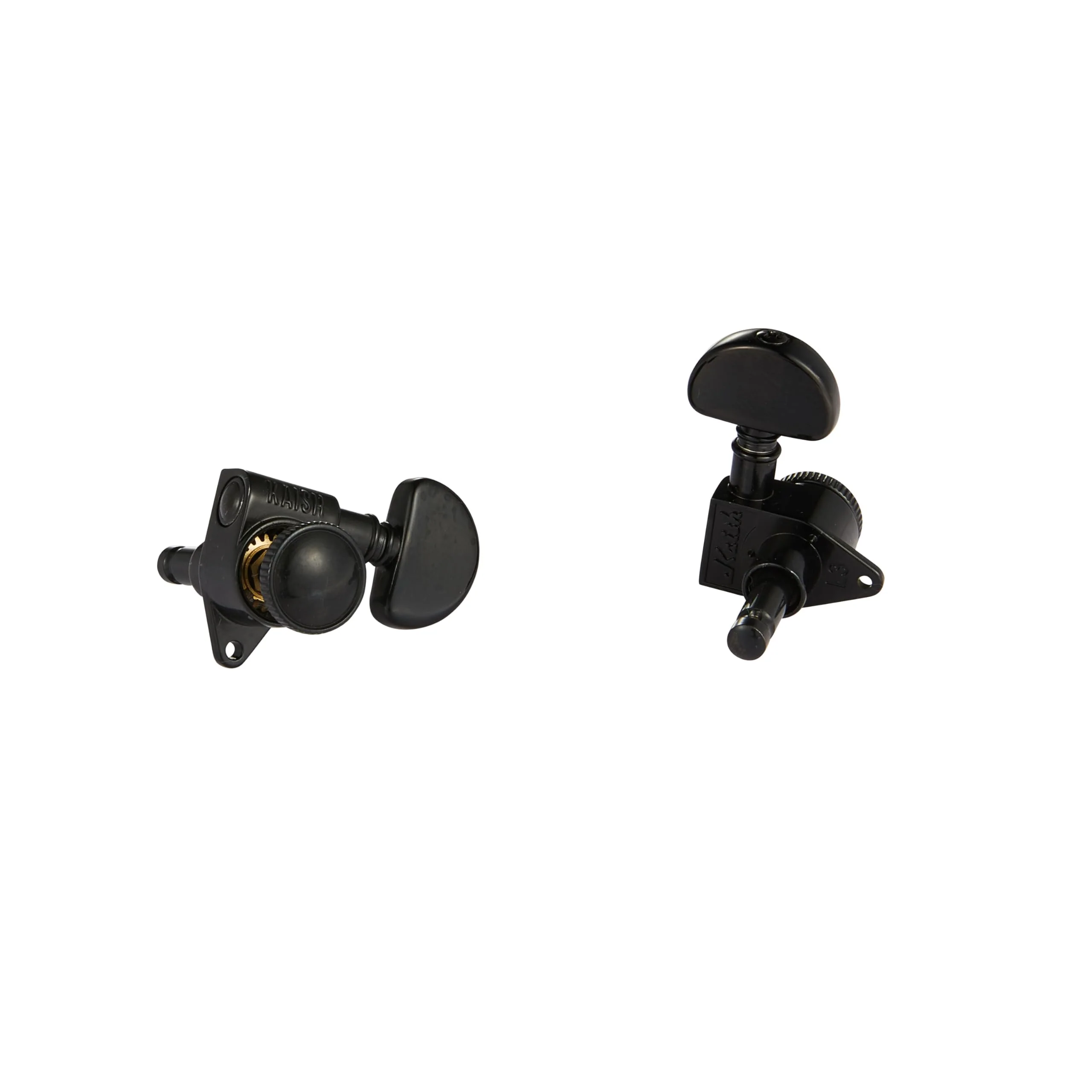 KAISH Black 3+3 Guitar Locking Tuners 21:1 Locking Tuning Machines Guitar Locking Tuning keys for USA LP/Les Paul/SG/ES or Acoustic Guitars - Image 3
