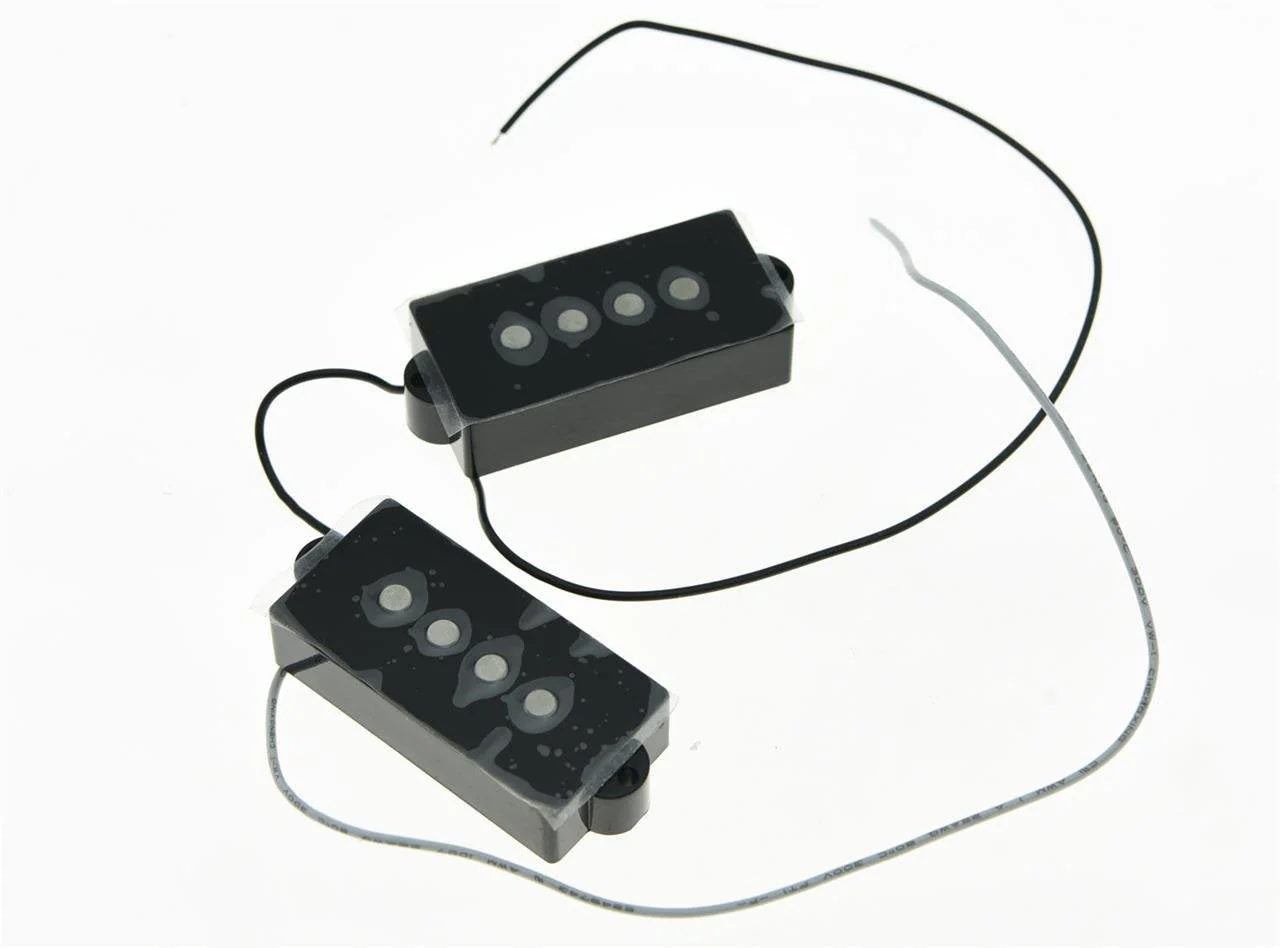 KAISH Black 4 String Alnico V Bass Pickups Vintage Sound P Bass Pickup for Precision P Bass Guitar 4 String PB Pickups - Image 2