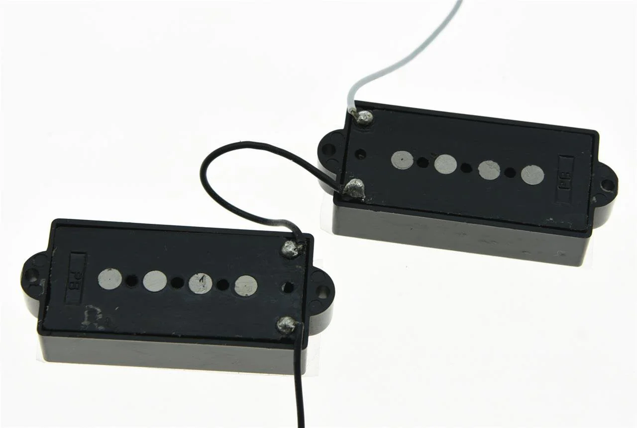 KAISH Black 4 String Alnico V Bass Pickups Vintage Sound P Bass Pickup for Precision P Bass Guitar 4 String PB Pickups - Image 3