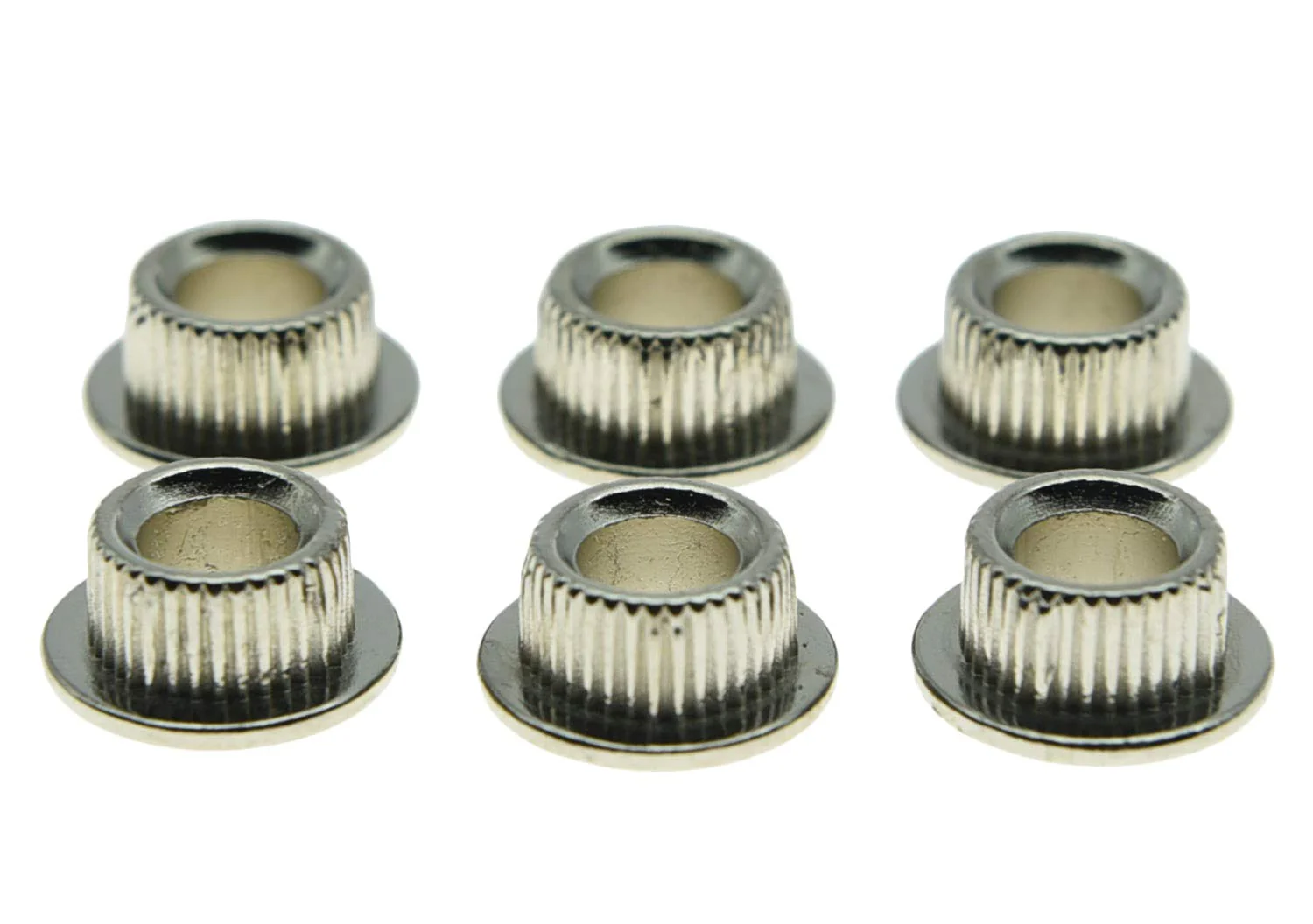 KAISH Metal Nickel 10mm Vintage Guitar Tuning Keys Conversion Bushings Adapter Ferrules - Image 4