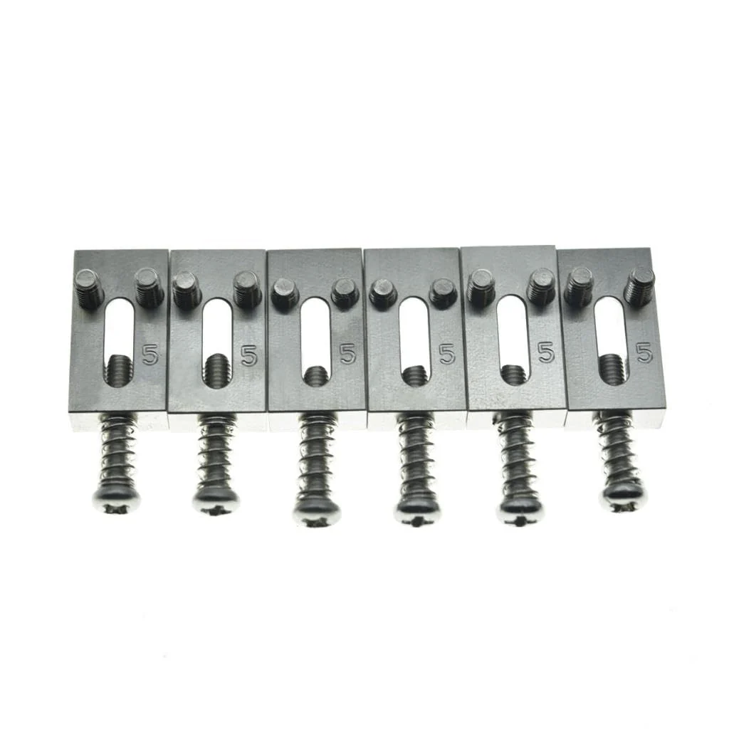 KAISH Premium Stainless Steel Guitar Bridge Roller Saddles Tremolo Bridge Roller Saddle for Stratocaster/Telecaster 10.5mm Width 2-1/16"(10.5mm) width - Image 4