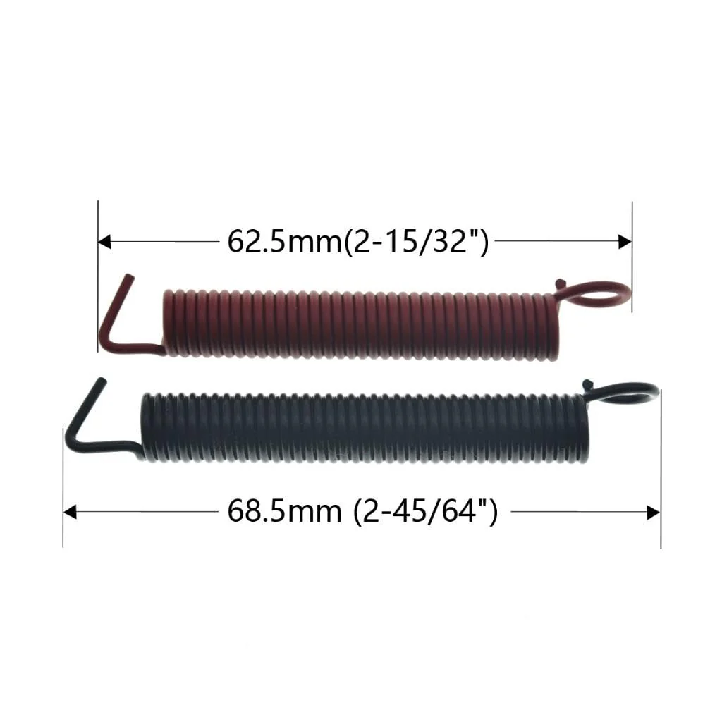 KAISH Set of 5 Premium Noiseless Tremolo Springs Tremolo Bridge Tension Spring for FR/ST/Strat Tremolos Black Standard Tension - Image 2