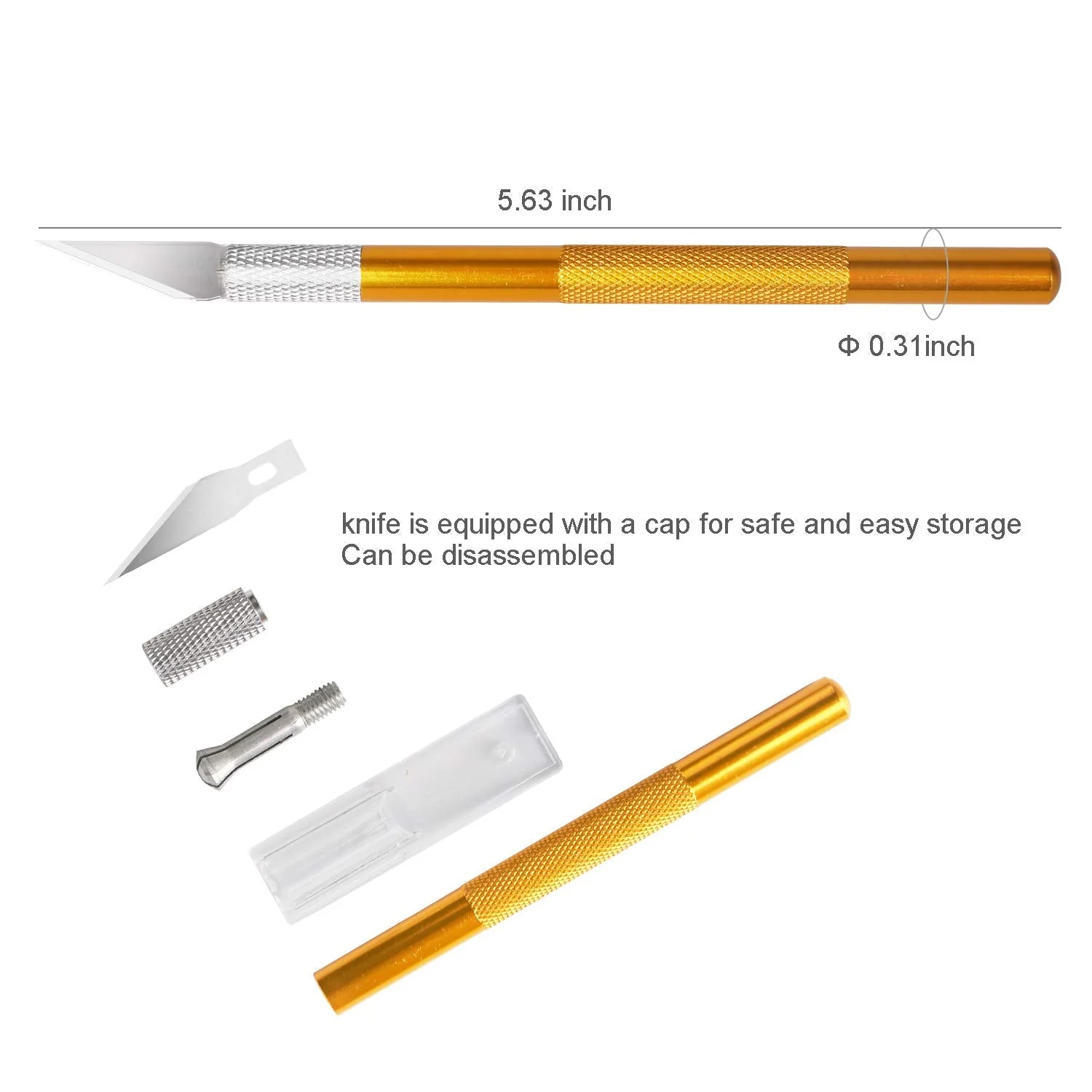 Kaisi 30 in 1 Professional Electronics Screen Opening Pry Tool Repair Kit with Steel and Carbon Fiber Nylon Spudgers, Double Side Adhesive Tape and 6 Screwdrivers for Open Cellphone, Laptops, Tablets - Image 7