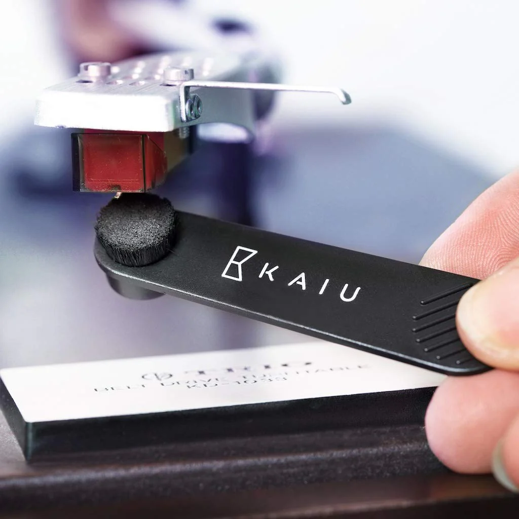 KAIU Vinyl Record & Stylus Cleaning Brush Combo - 2-in-1 Anti Static Carbon Fiber Brush Kit for LPs & Turntable Needles - Remove Dust & Debris - No Scratch Cleaner & Album Player Maintenance Pack - Image 7