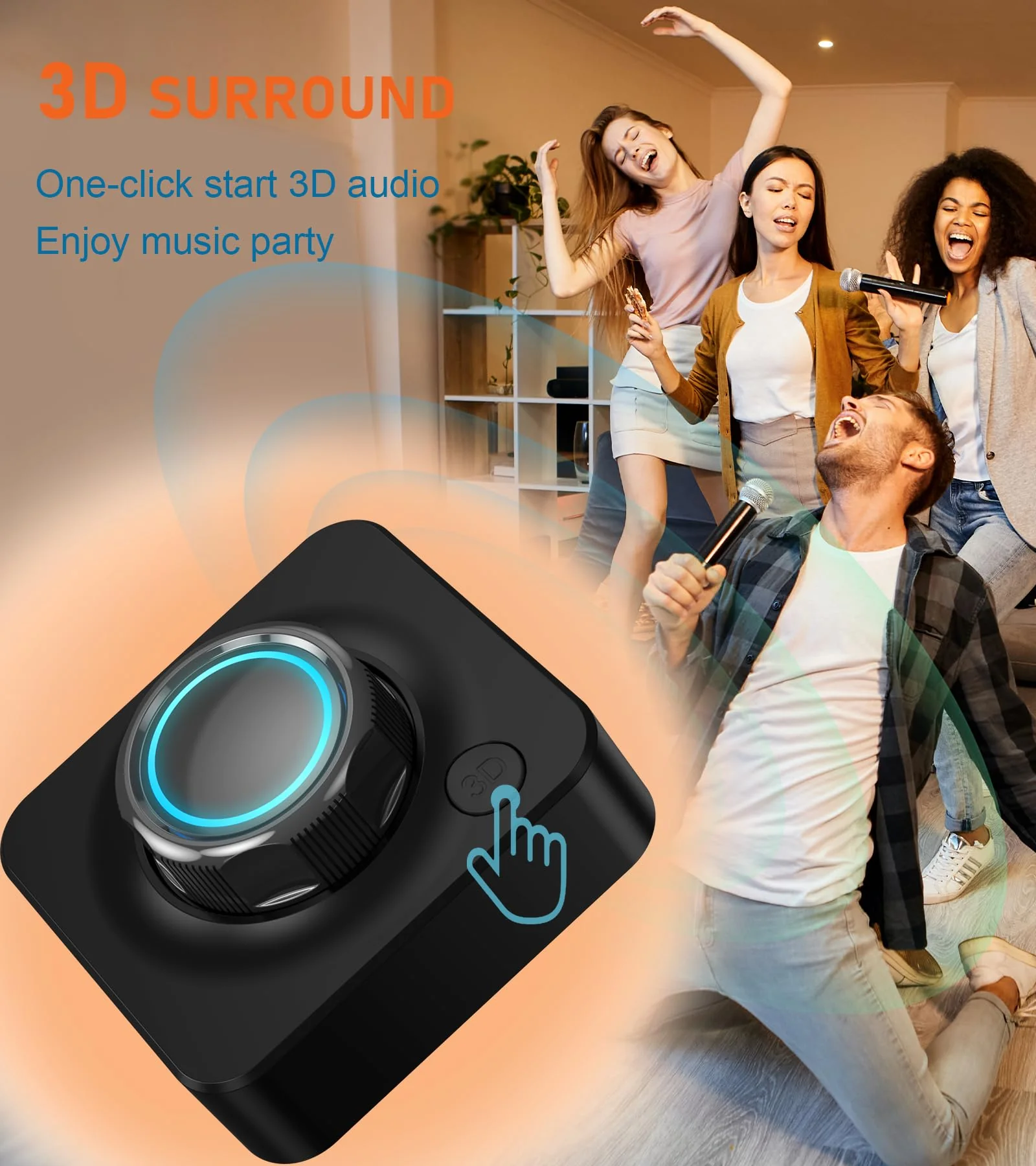 KAIY Bluetooth Receiver for Home Stereo, RCA to Bluetooth Adapter HiFi Music Adapter with 3D Surround Low Latency, Bluetooth RCA Adapter for Old Speakers/Car Stereo, Support TF Card/3.5mm Auxiliary - Image 6