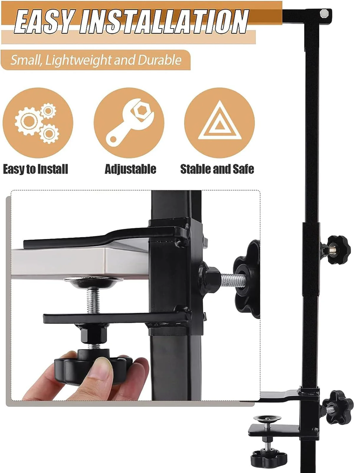Kalolary Grooming Table Clamps - Adjustable Replacement Aid to Attach Grooming Arms - Image 4