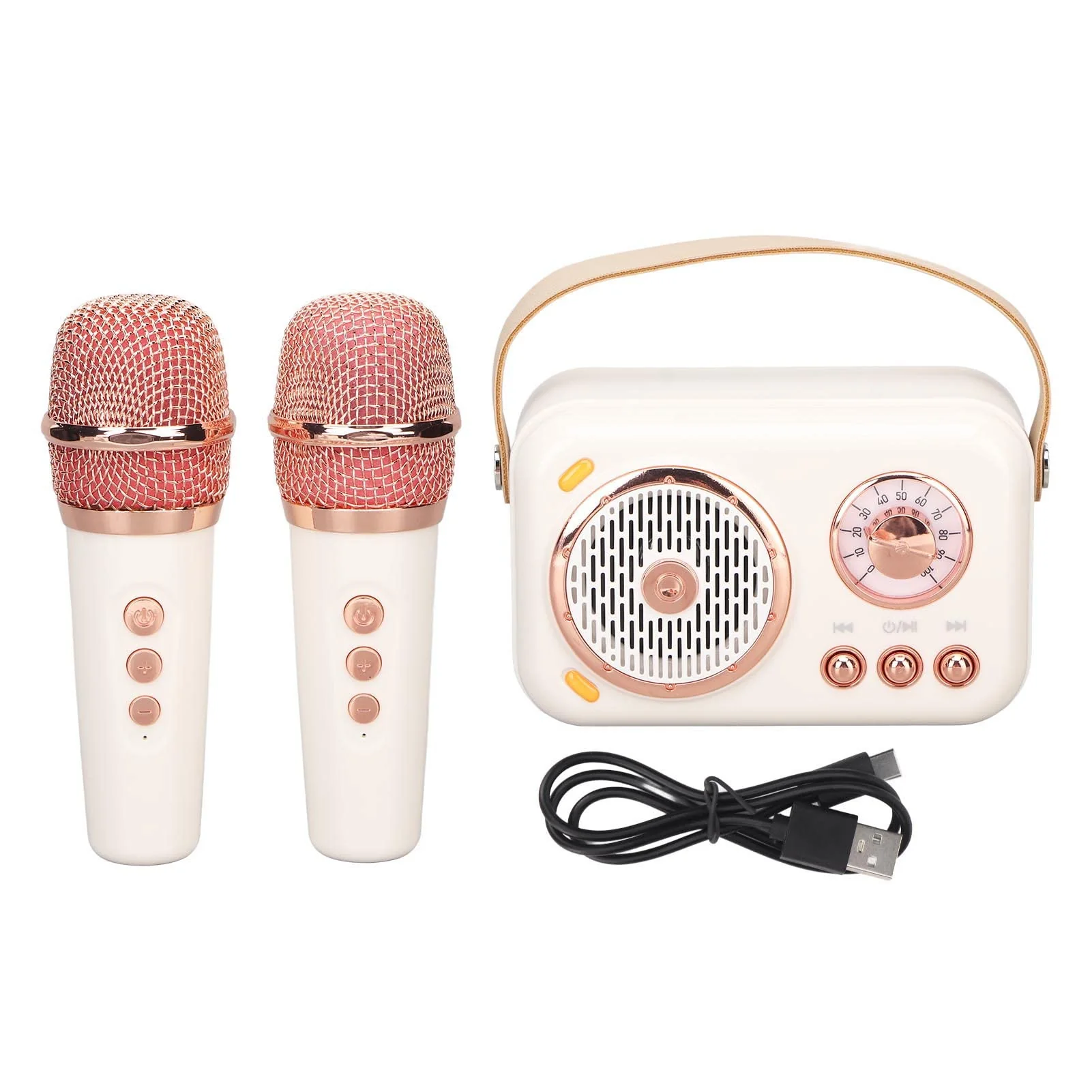 Karaoke Machine, 6 Modes Portable Full Frequency Speaker PA Speaker System for Home for Indoor - Image 6