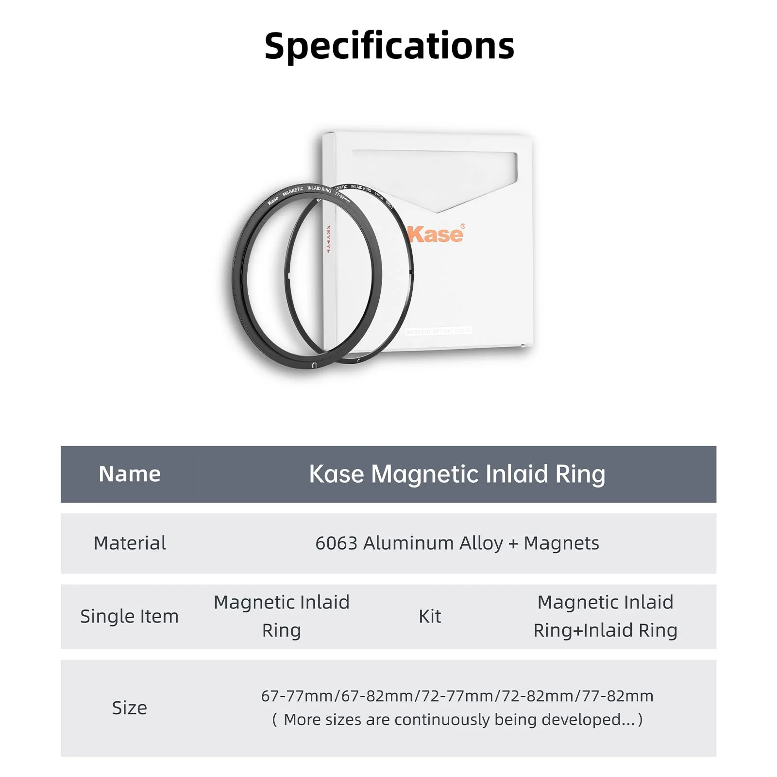Kase 52mm Magnetic Screw in Adapter Ring Kit, Brass Magnetic to Threaded Filter Adapter Rings for Camera Lenses, Ultra-Thin 3.4mm Profile, Quick-Release Design, Compatible with UV CPL ND Filters - Image 6