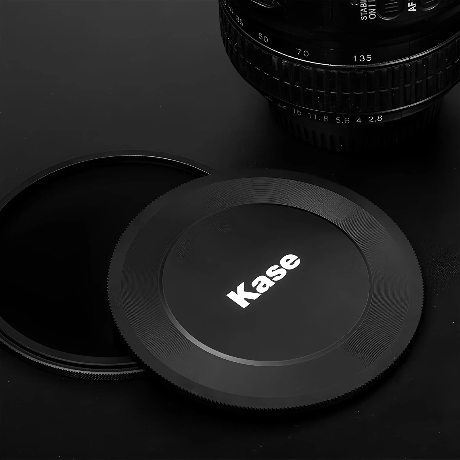 Kase 67mm Magnetic Lens Cap, CNC Aluminum & Optical Glass Center Press-on Cover, 1s Install，Fits for Canon Nikon Sony Fuji DSLR Mirrorless - Image 4