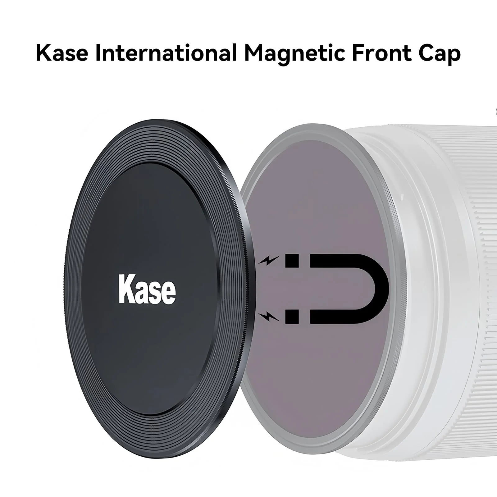 Kase 67mm Magnetic Lens Cap, CNC Aluminum & Optical Glass Center Press-on Cover, 1s Install，Fits for Canon Nikon Sony Fuji DSLR Mirrorless - Image 5