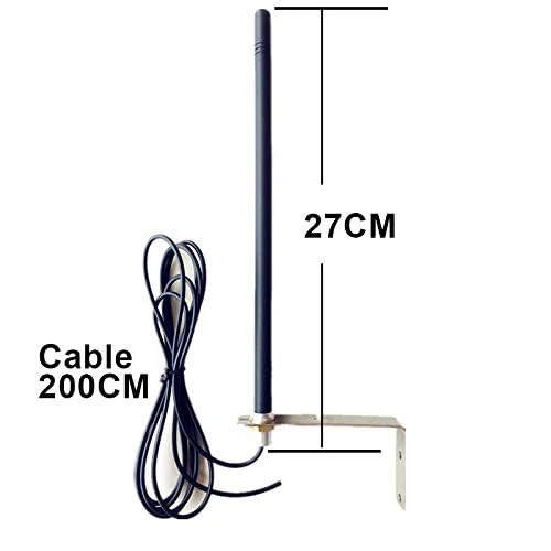 KASER Universal Antenna 433.92 MHz for Garage Door Automatic Door Antenna for Receiver and Automation Complete with Bracket and Shielded Cable - Image 3