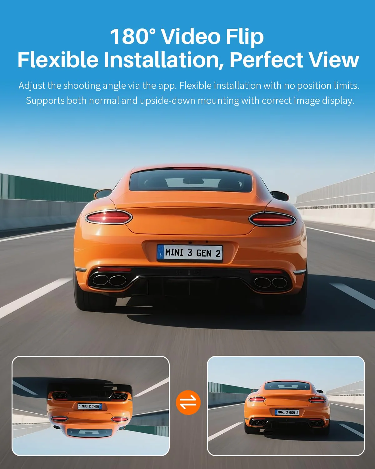 KAWA 2K Tiny Dash Cam, 1296P QHD Mini Car Camera DashCam - Voice Control, G -Sensor, Free 32GB TF Card, Built-in WiFi, APP Control, WDR/3D DNR with Super Night Vision, 24H Parking Mode Black - Image 6