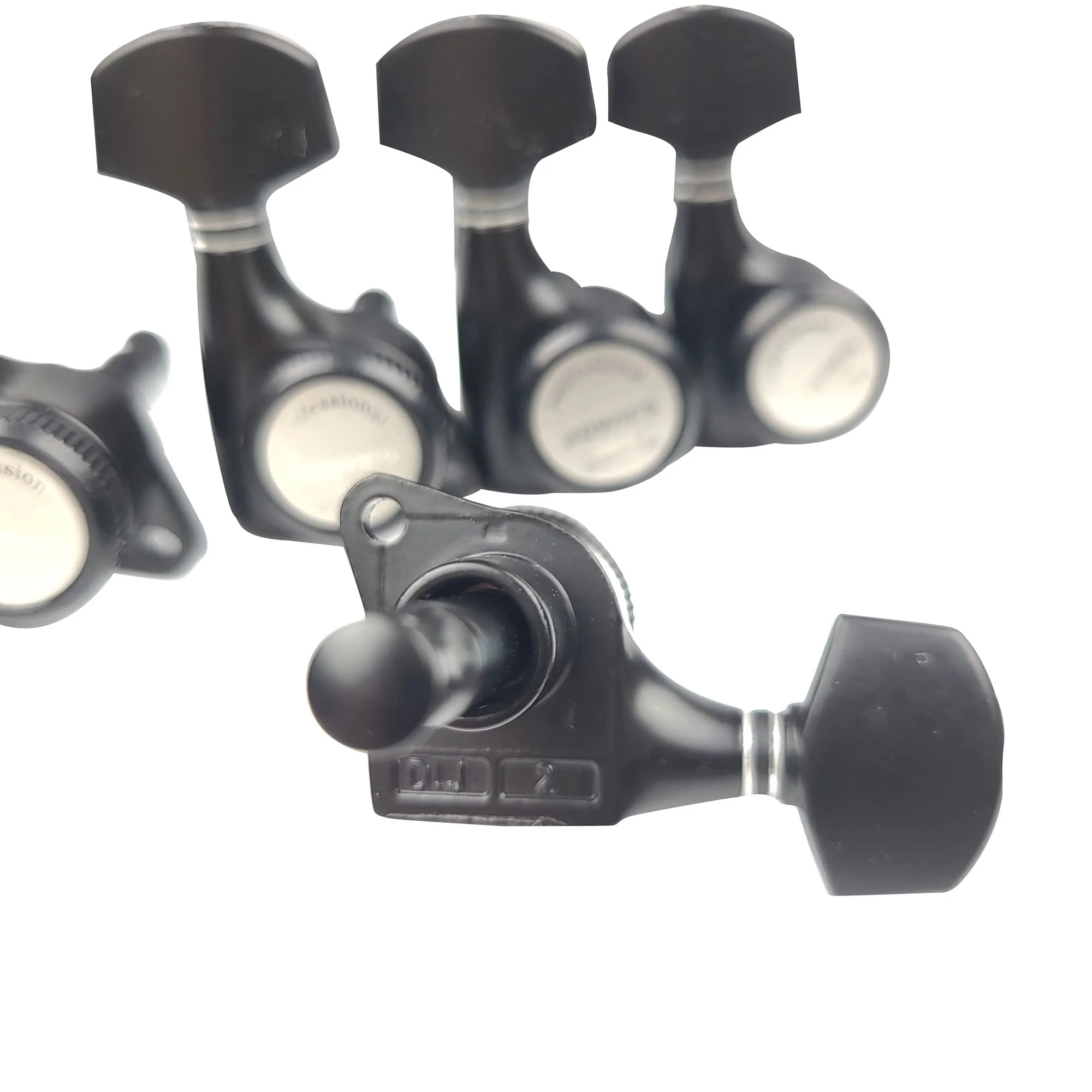 Kaynes Guitar Locking Tuners – 18:1 Black Lock String Tuning Keys Pegs Machine Heads Tuners for Strat Tele ST TL LP SG most Electric or Acoustic Guitars (6 Inline for Right, Black) 6 Inline for Right - Image 4