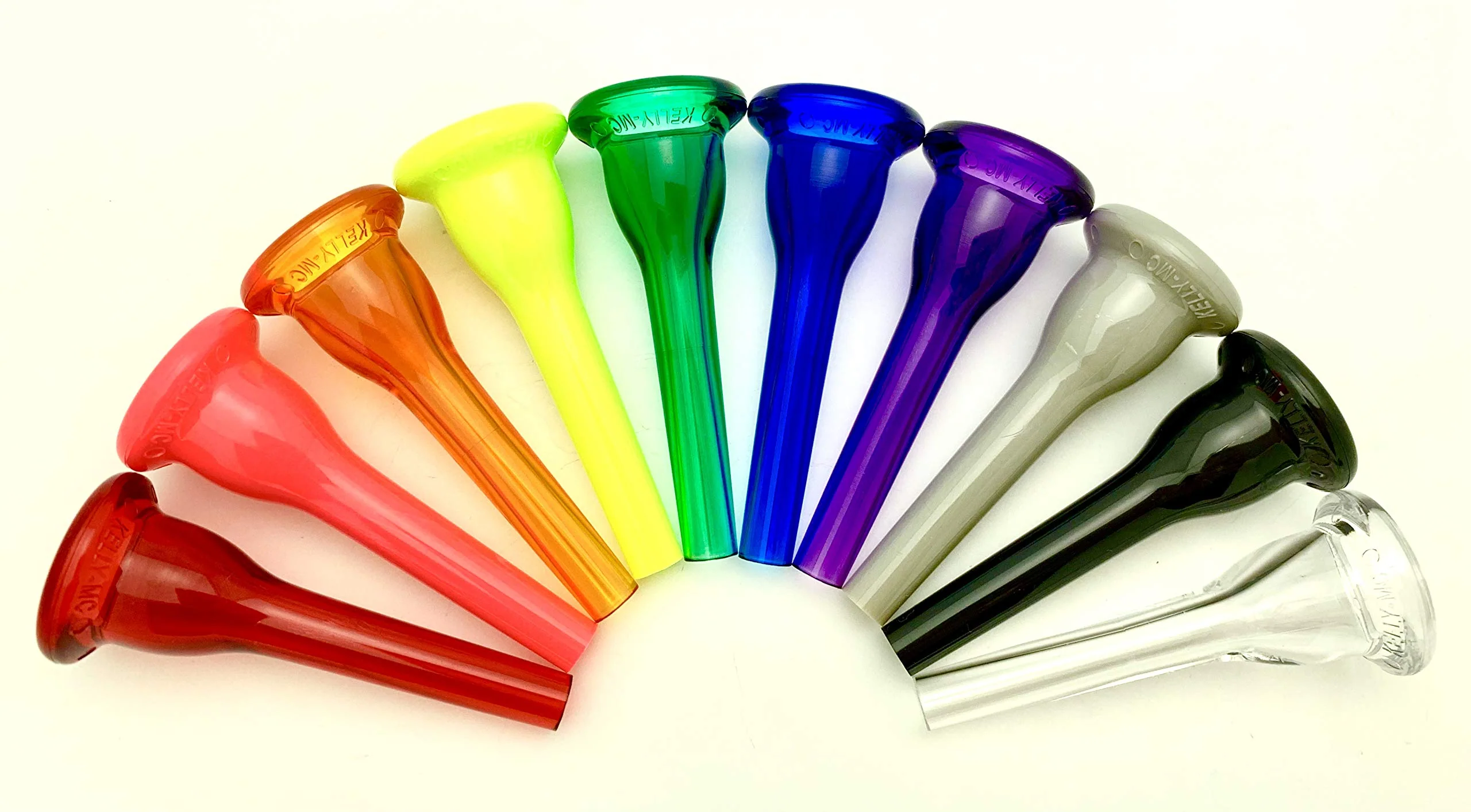 KELLY-MC - Medium-Cup French Horn Lexan-Mouthpiece - Crystal-Purple - Image 2